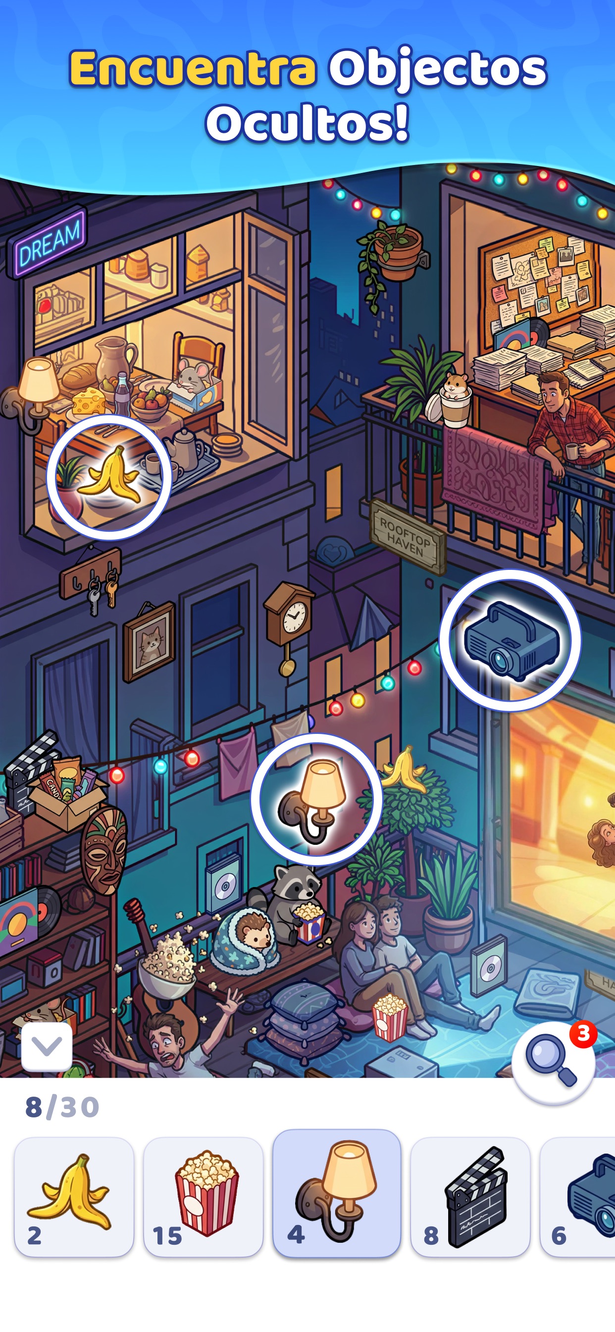 Captura de ecrã 1 da app Search It - Objetos Escondidos