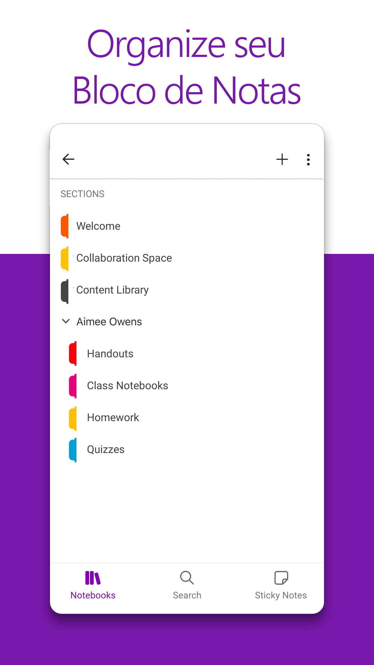 Captura de ecrã 3 da app Microsoft OneNote: Save Notes