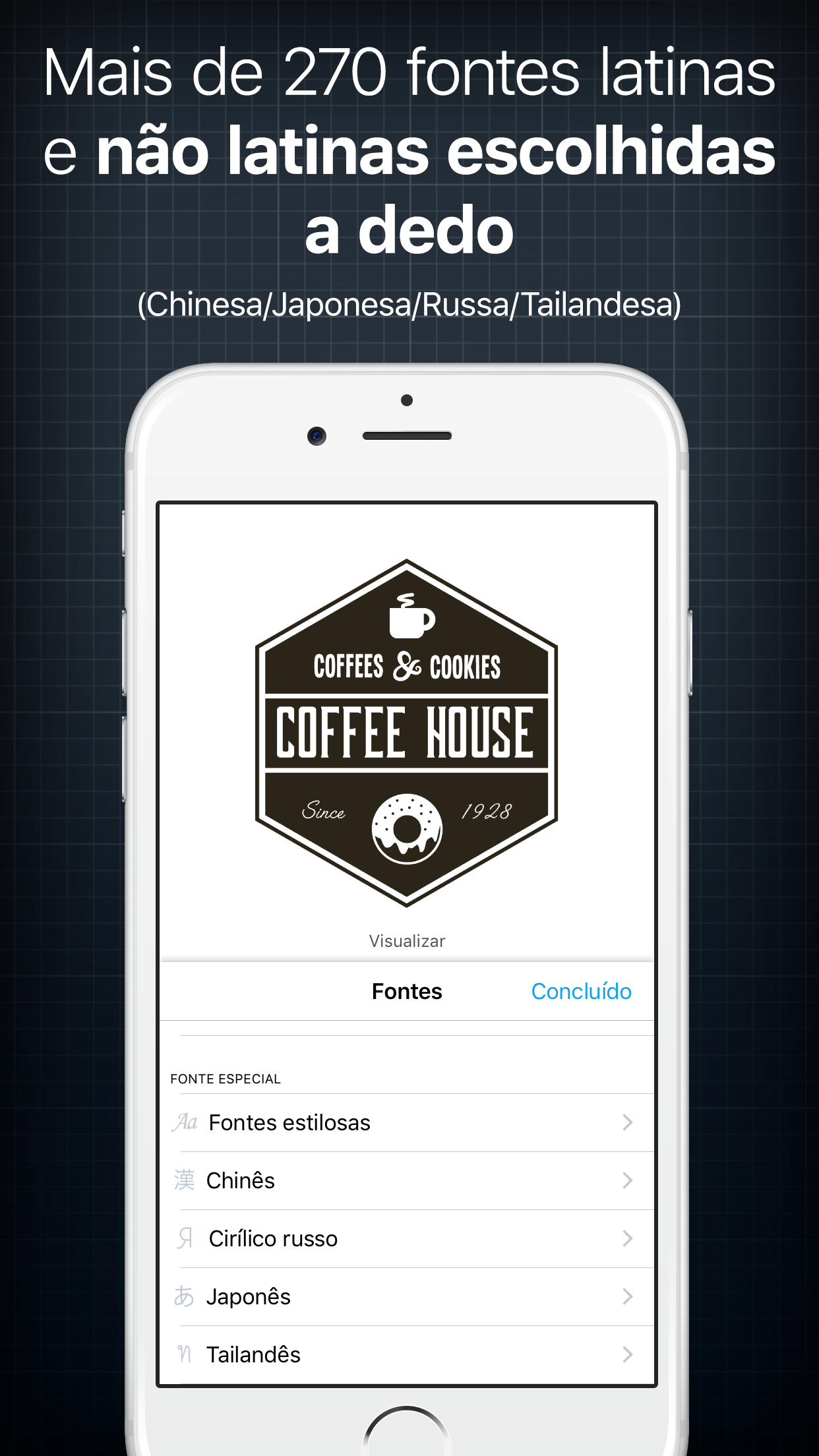 Captura de ecrã 2 da app Criador de Logotipo InstaLogo