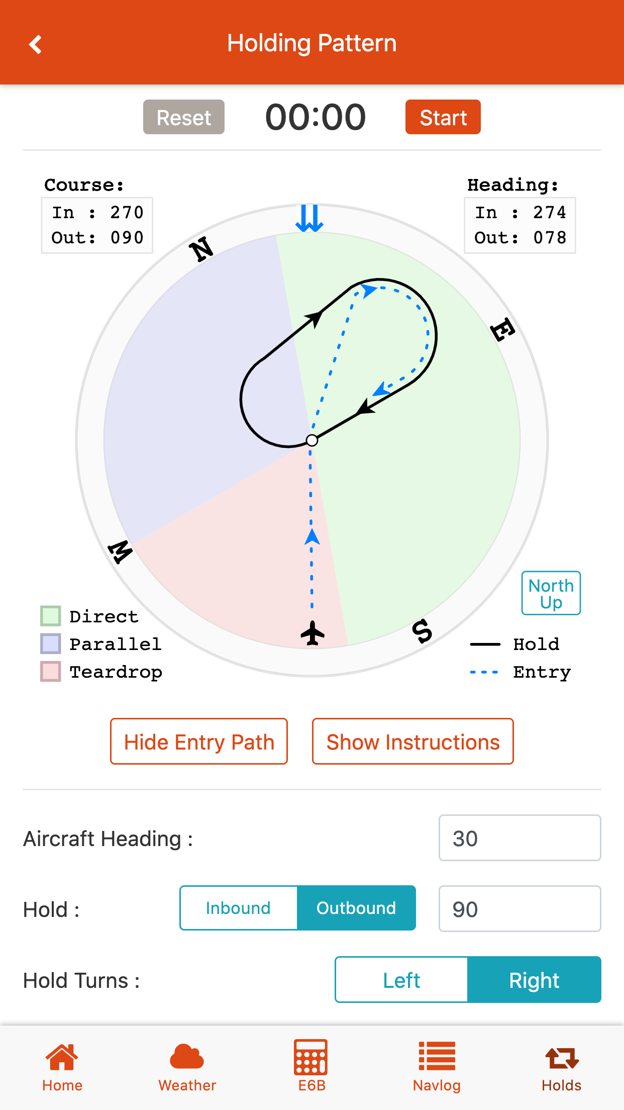Captura de ecrã 3 da app E6BX E6B Flight Computer
