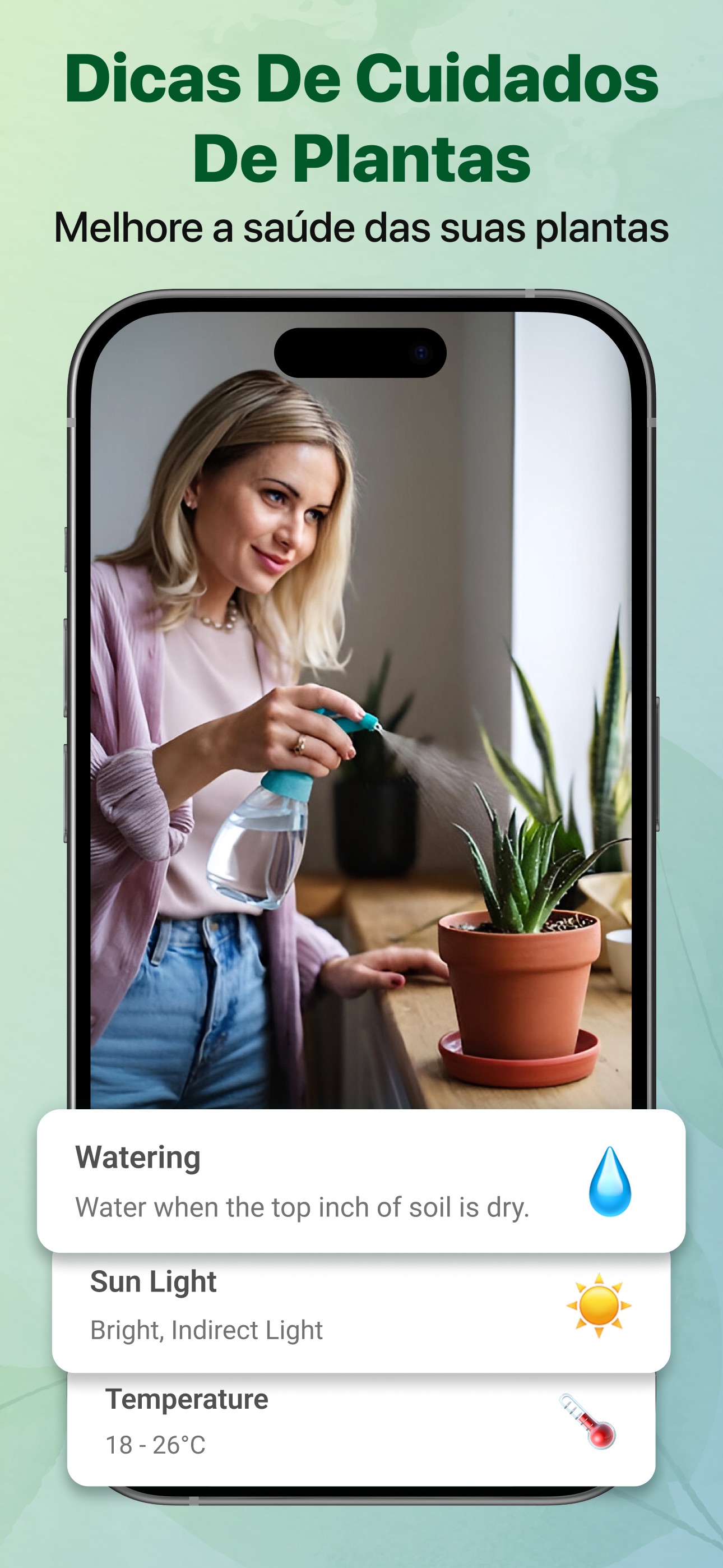 Captura de ecrã 3 da app Cuidados com as plantas e guia
