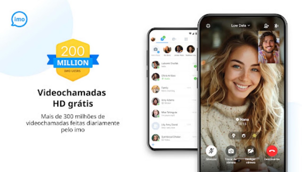 Captura de ecrã 1 da app imo HD - Videochamadas e chats
