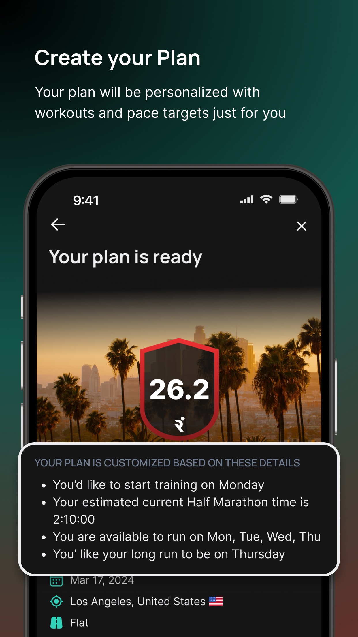 Captura de ecrã 4 da app Runna: Treinador de Corrida
