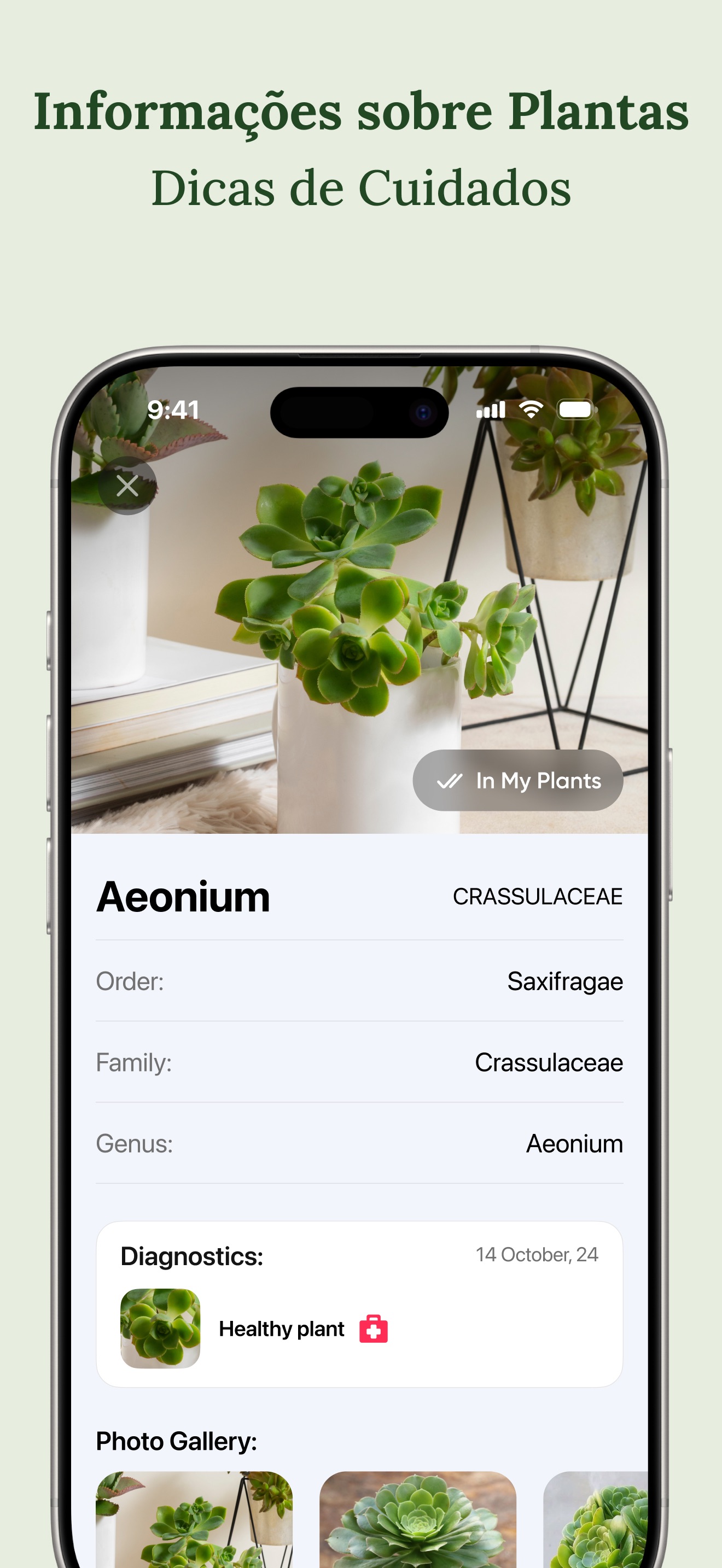 Captura de ecrã 3 da app AI Plant Identifier・Flower App