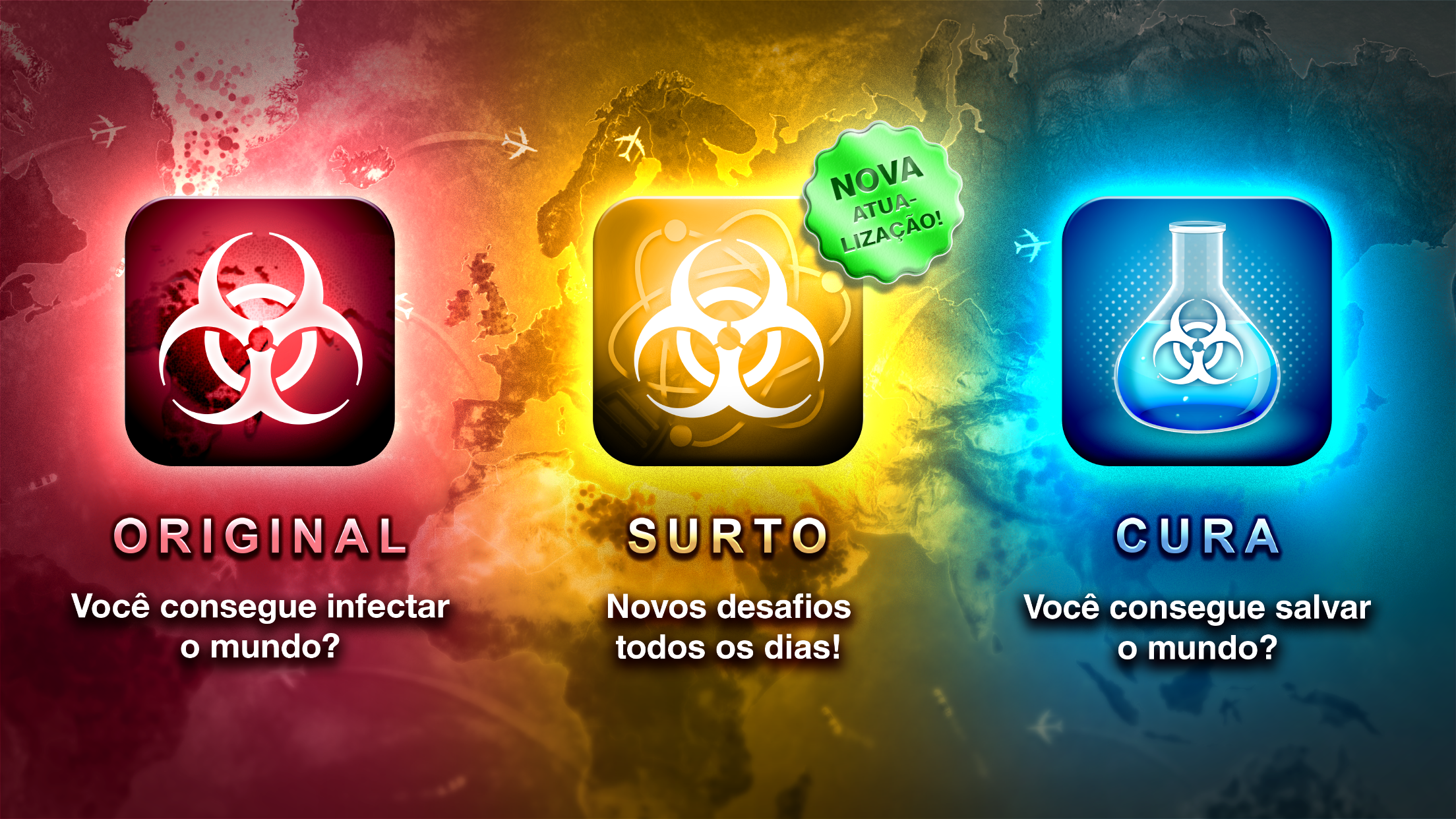 Captura de ecrã 1 da app Plague Inc.