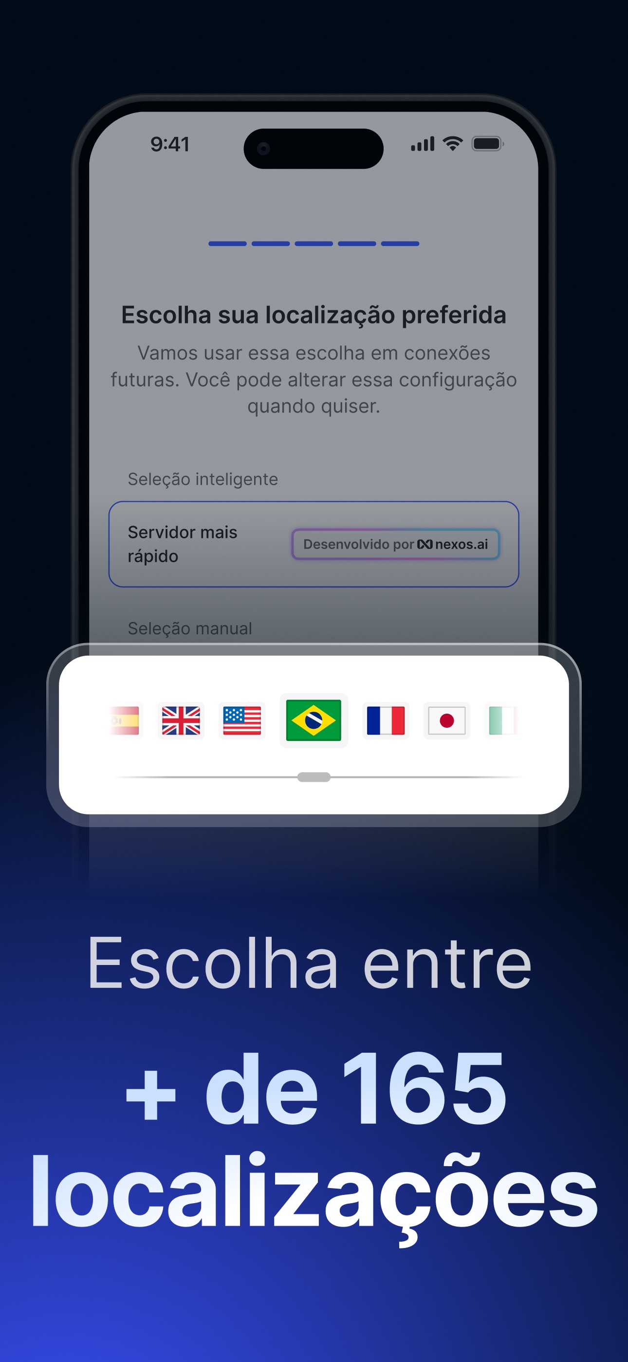 Captura de ecrã 2 da app VPN rápida e ilimitada NordVPN
