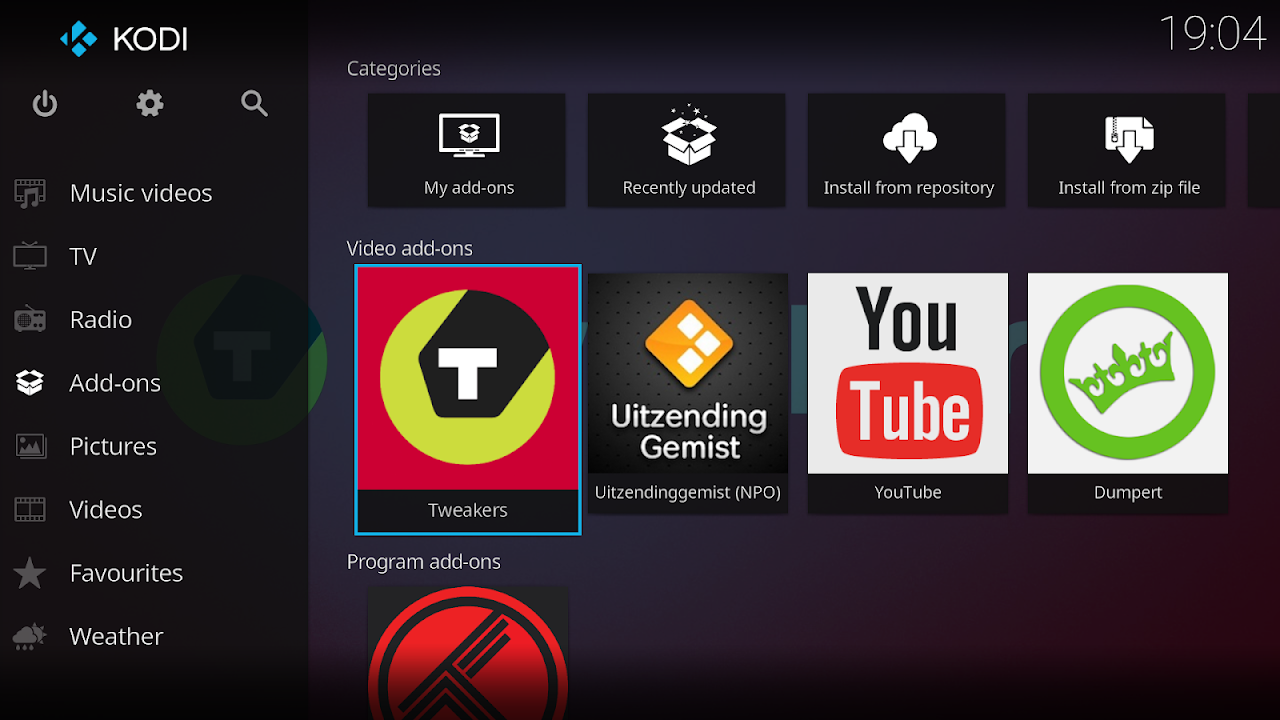 Captura de ecrã 1 da app Kodi