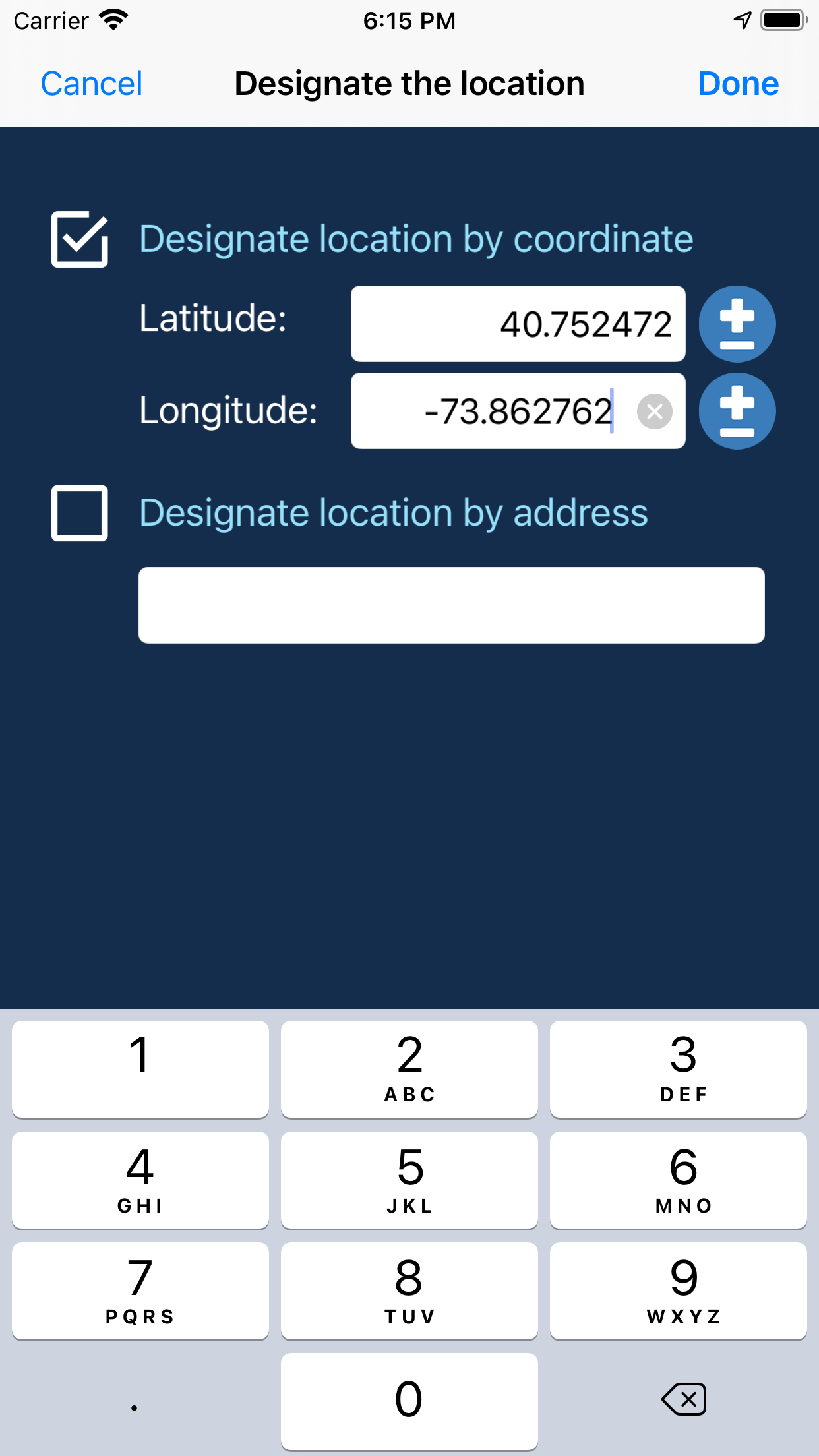 Captura de ecrã 3 da app iLocation+: Here!