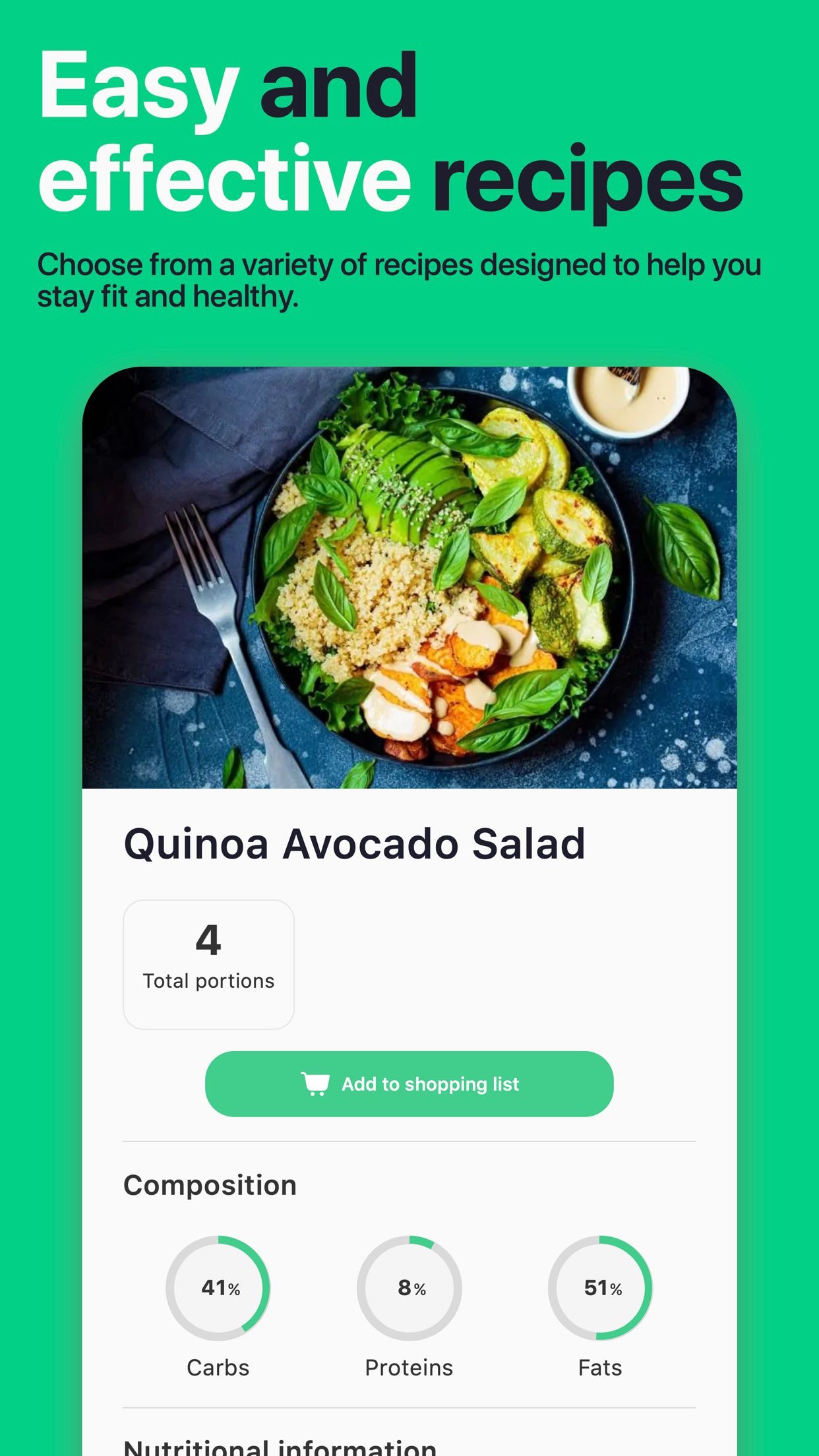 Captura de ecrã 2 da app Sua Vida Vegana:Receita Fáceis