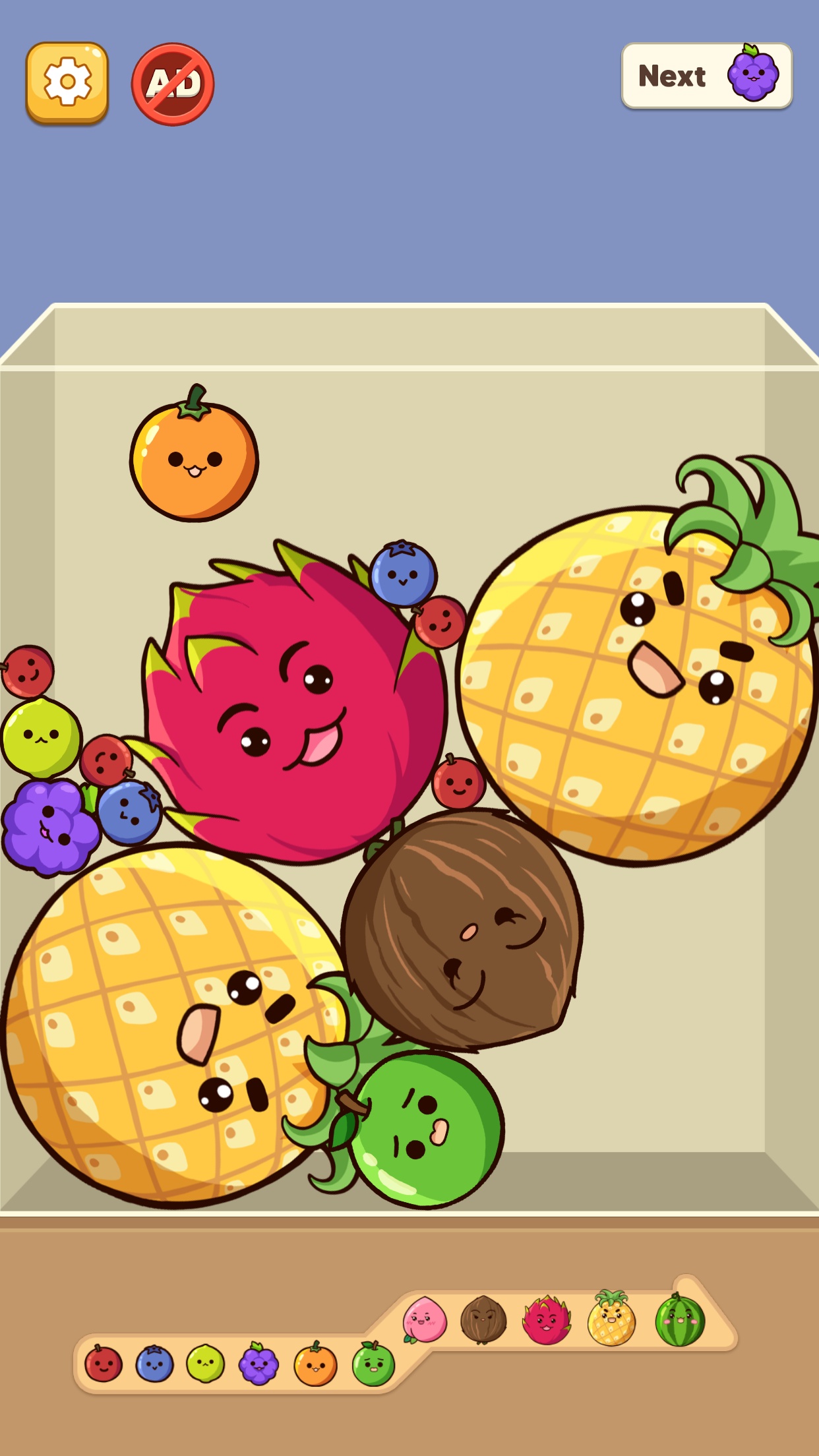 Captura de ecrã 2 da app Fruit Merge™: Match Game
