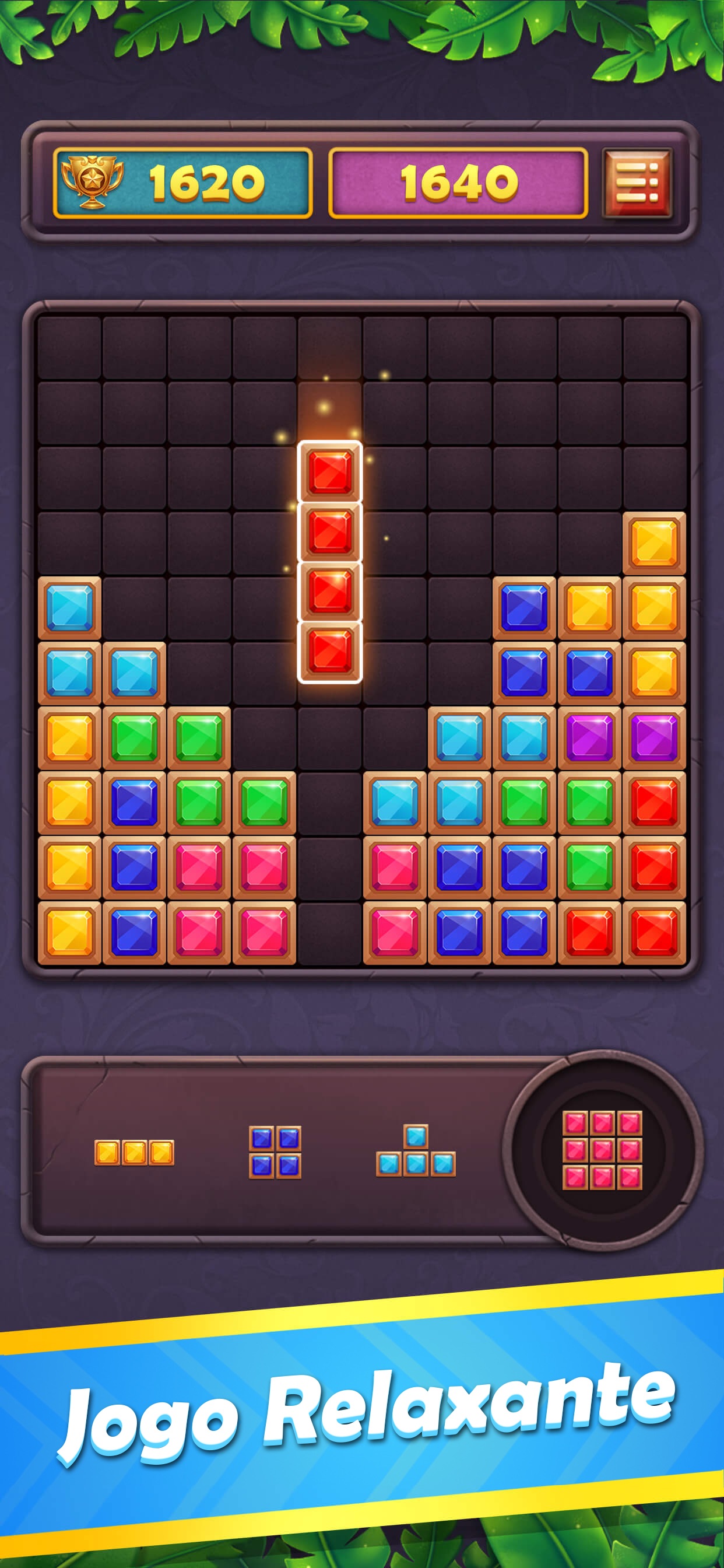 Captura de ecrã 1 da app Block Puzzle Gem
