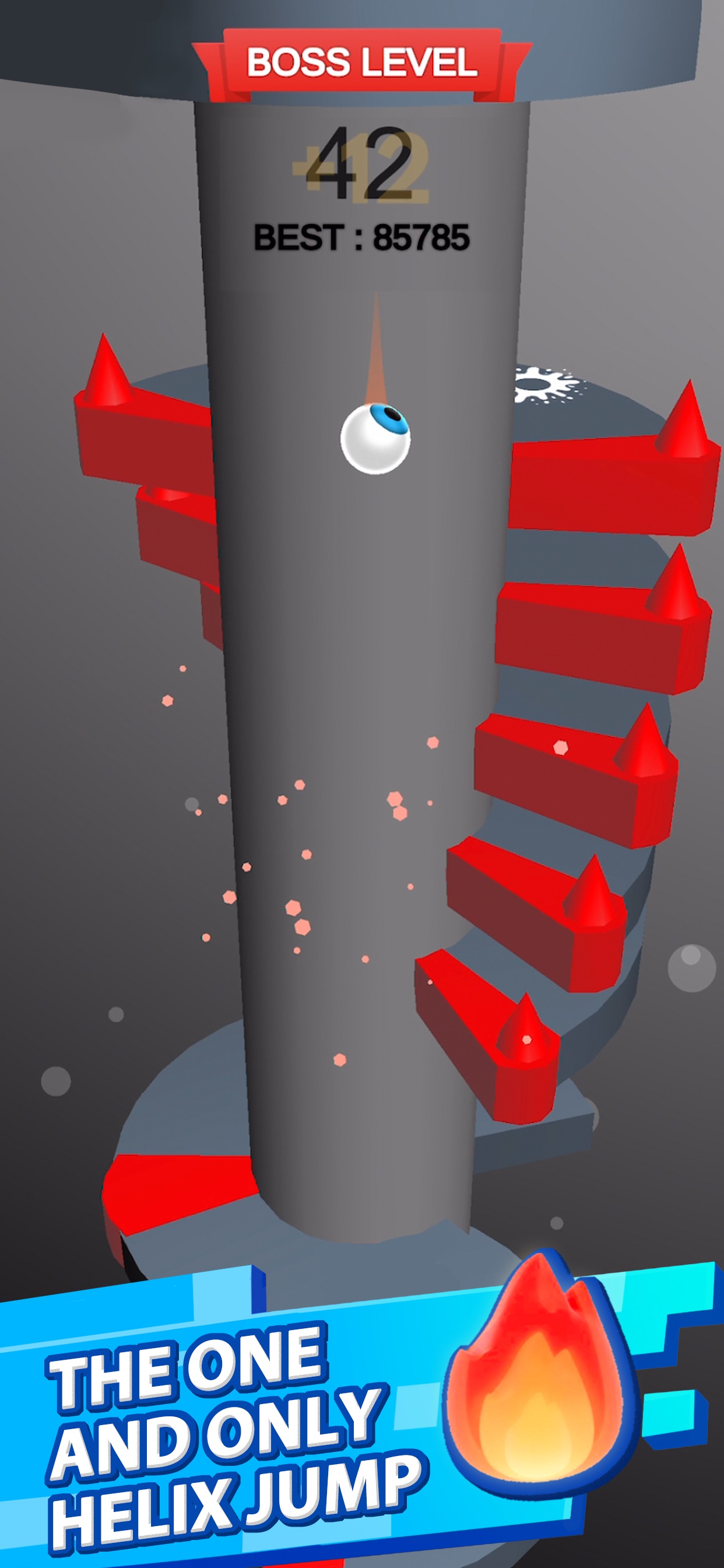 Captura de ecrã 1 da app Helix Jump