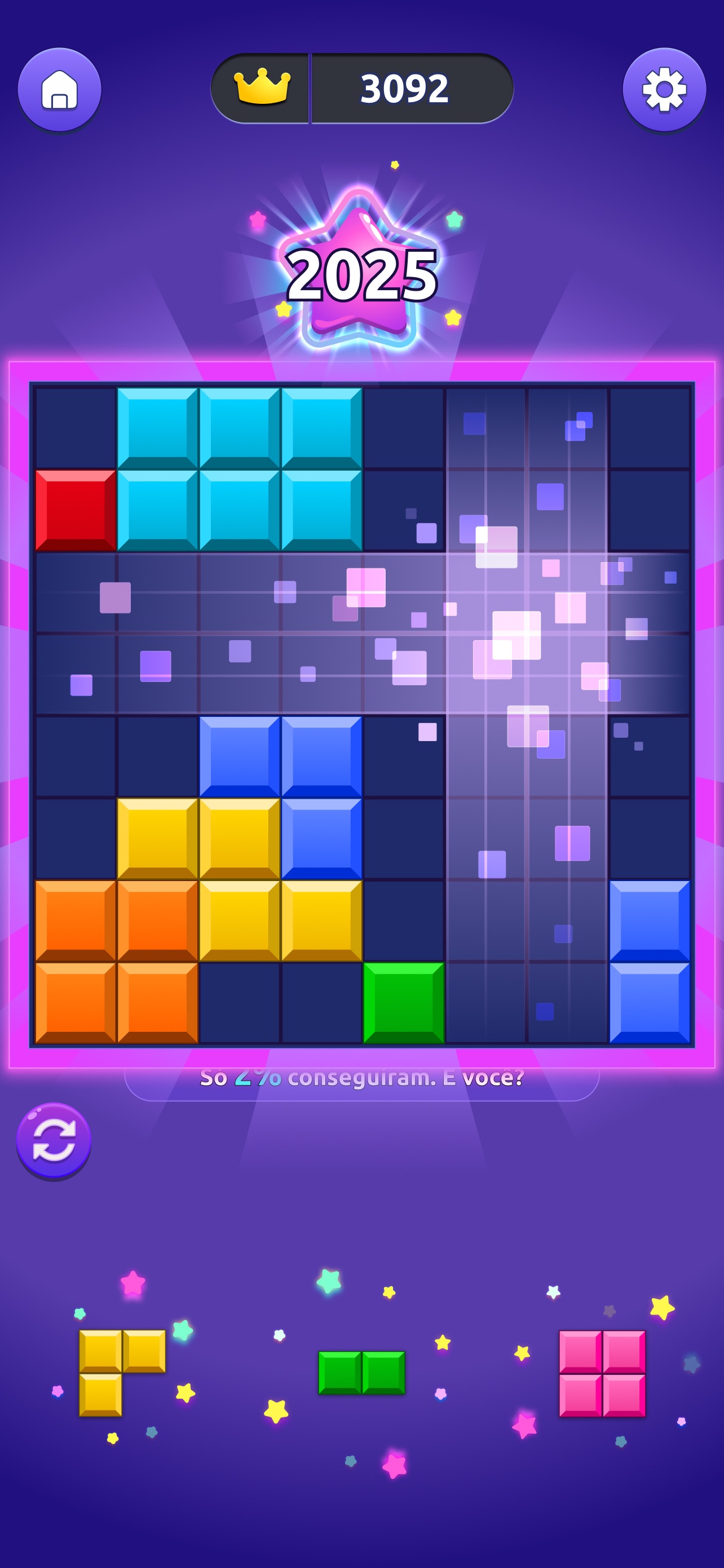 Captura de ecrã 4 da app Block Blitz: Puzzle Aventura