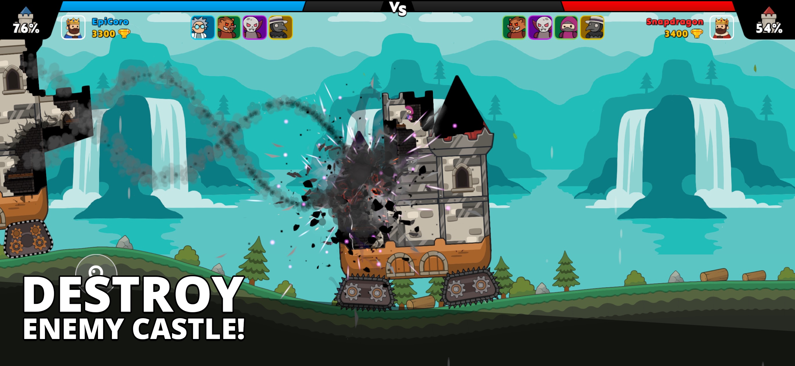 Captura de ecrã 1 da app Castle Busters