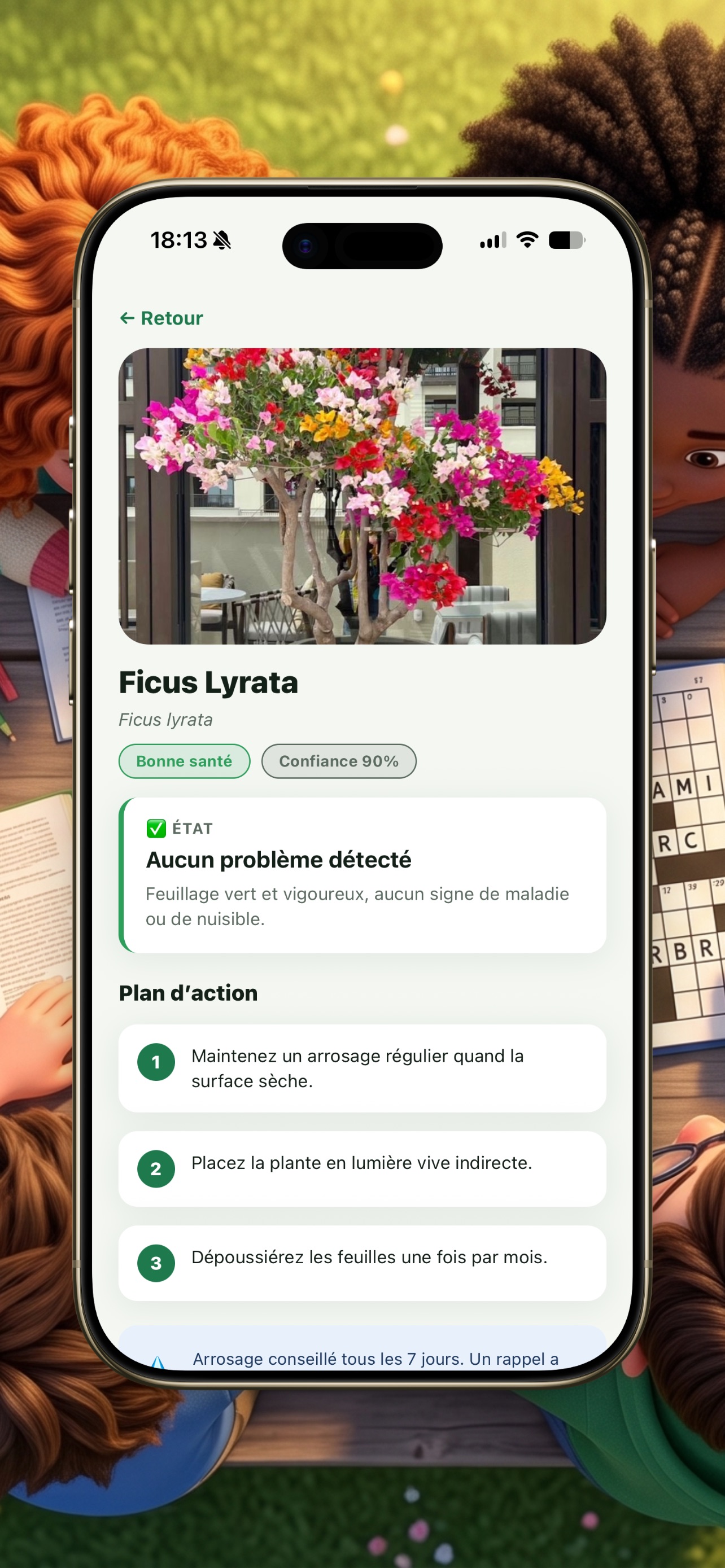 Captura de ecrã 3 da app Flora AI: Plant Identifier