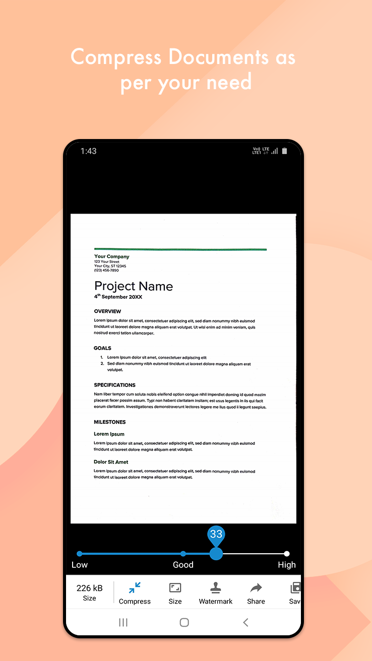 Captura de ecrã 3 da app Document Scanner - PDF Creator