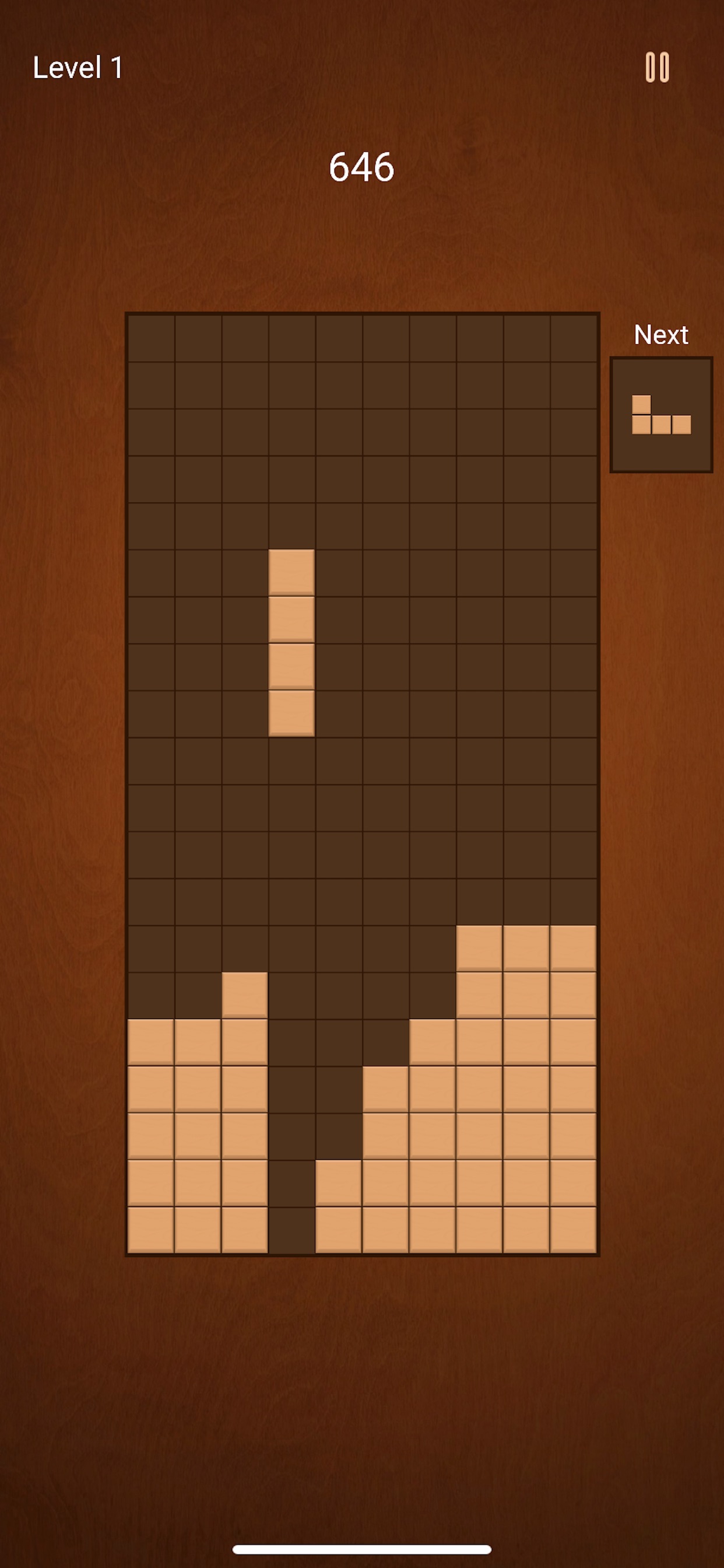 Captura de ecrã 2 da app BlockWood: Block Puzzle Game