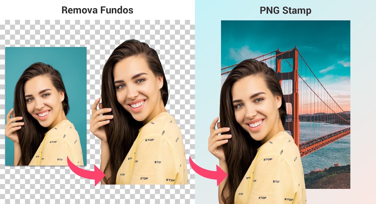 Captura de ecrã 1 da app Remover fundo de fotos