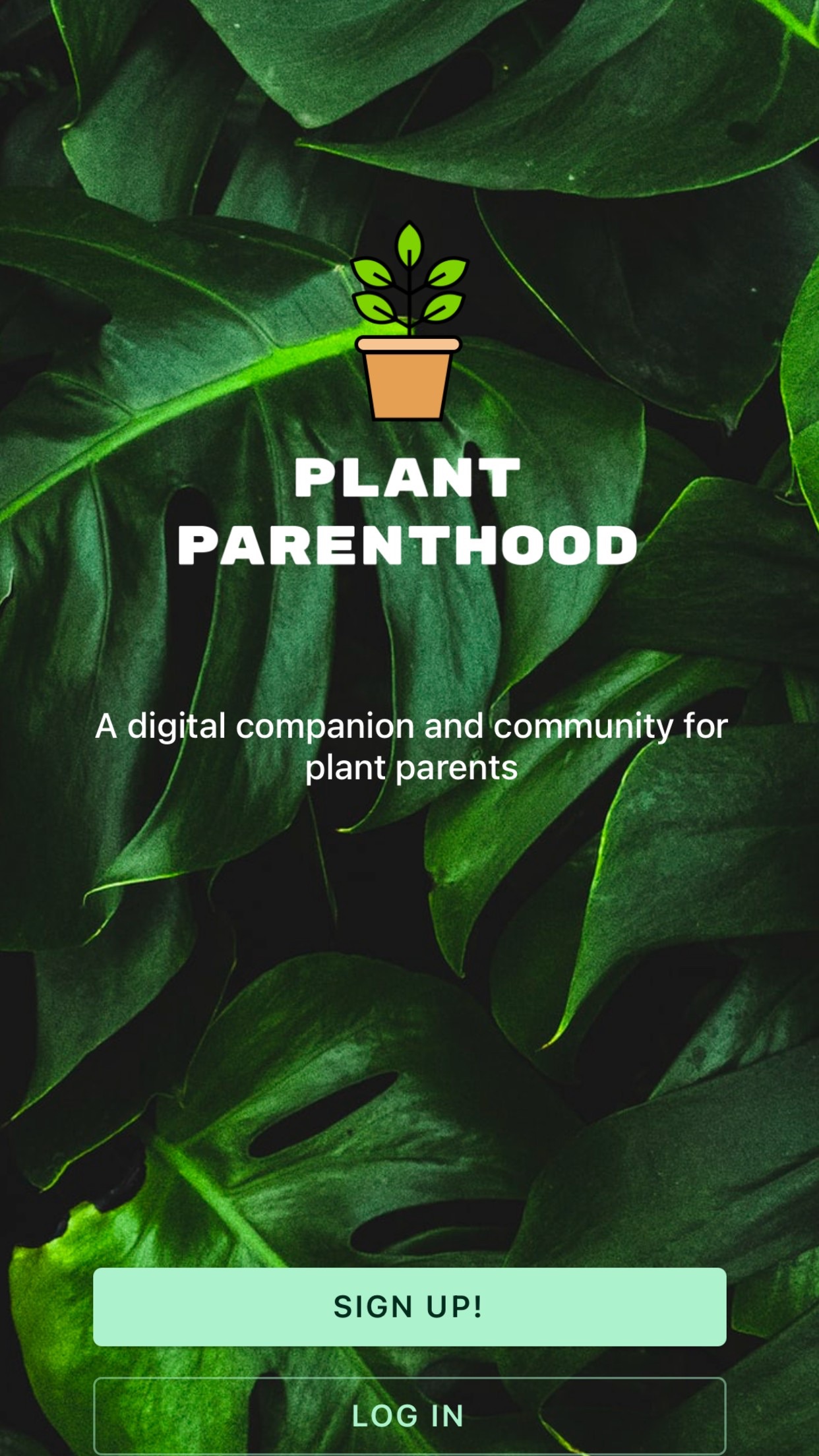 Captura de ecrã 1 da app Plant Parenthood