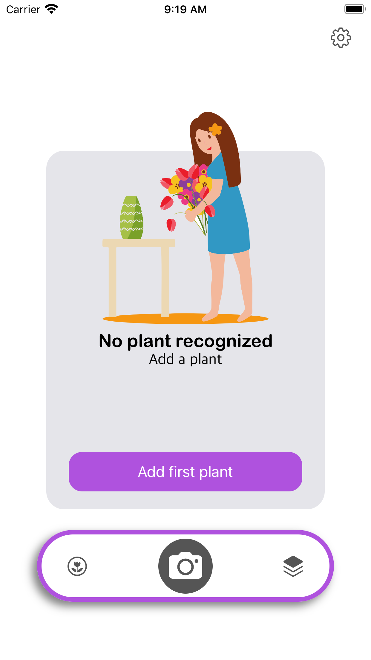 Captura de ecrã 1 da app PlantMe
