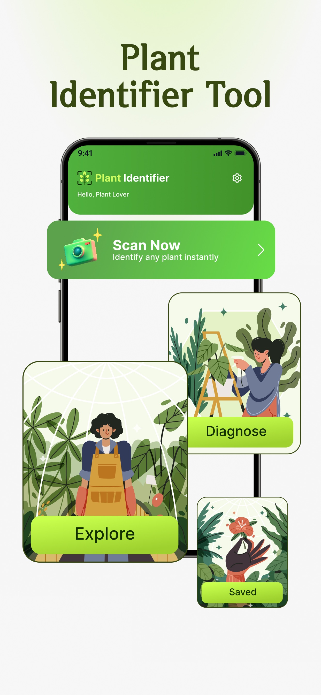 Captura de ecrã 1 da app GreenScan: Plant Identifier