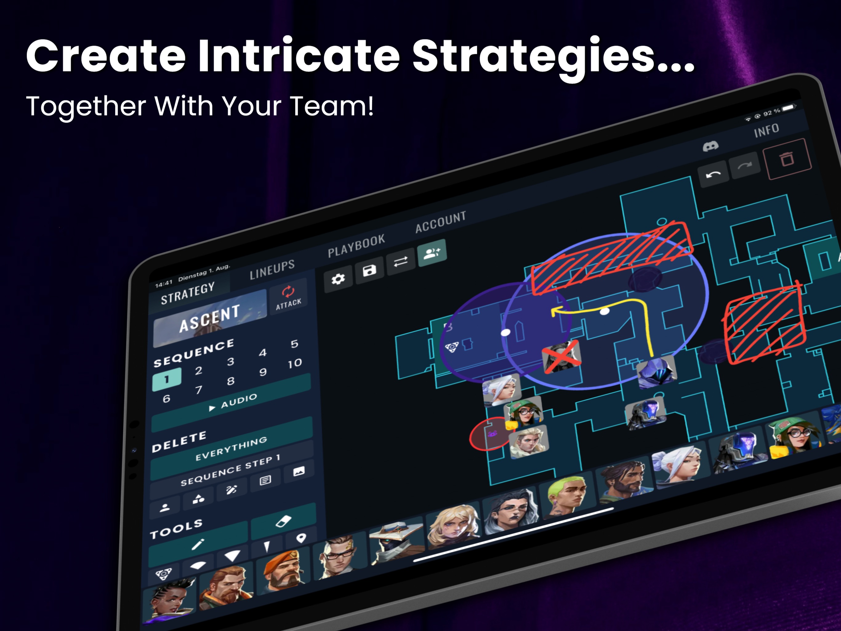Captura de ecrã 1 da app VP Valorant Strategy & Lineups