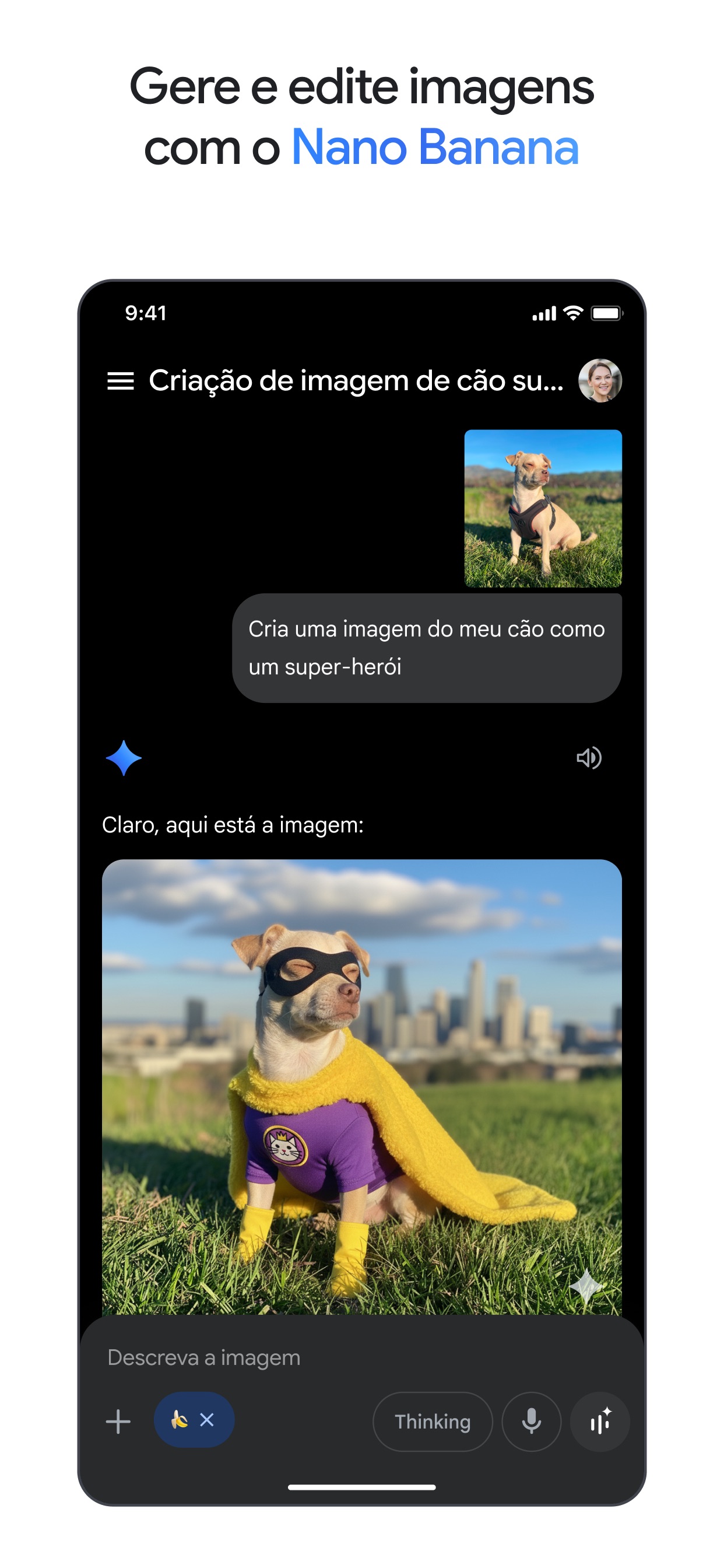 Captura de ecrã 1 da app Google Gemini