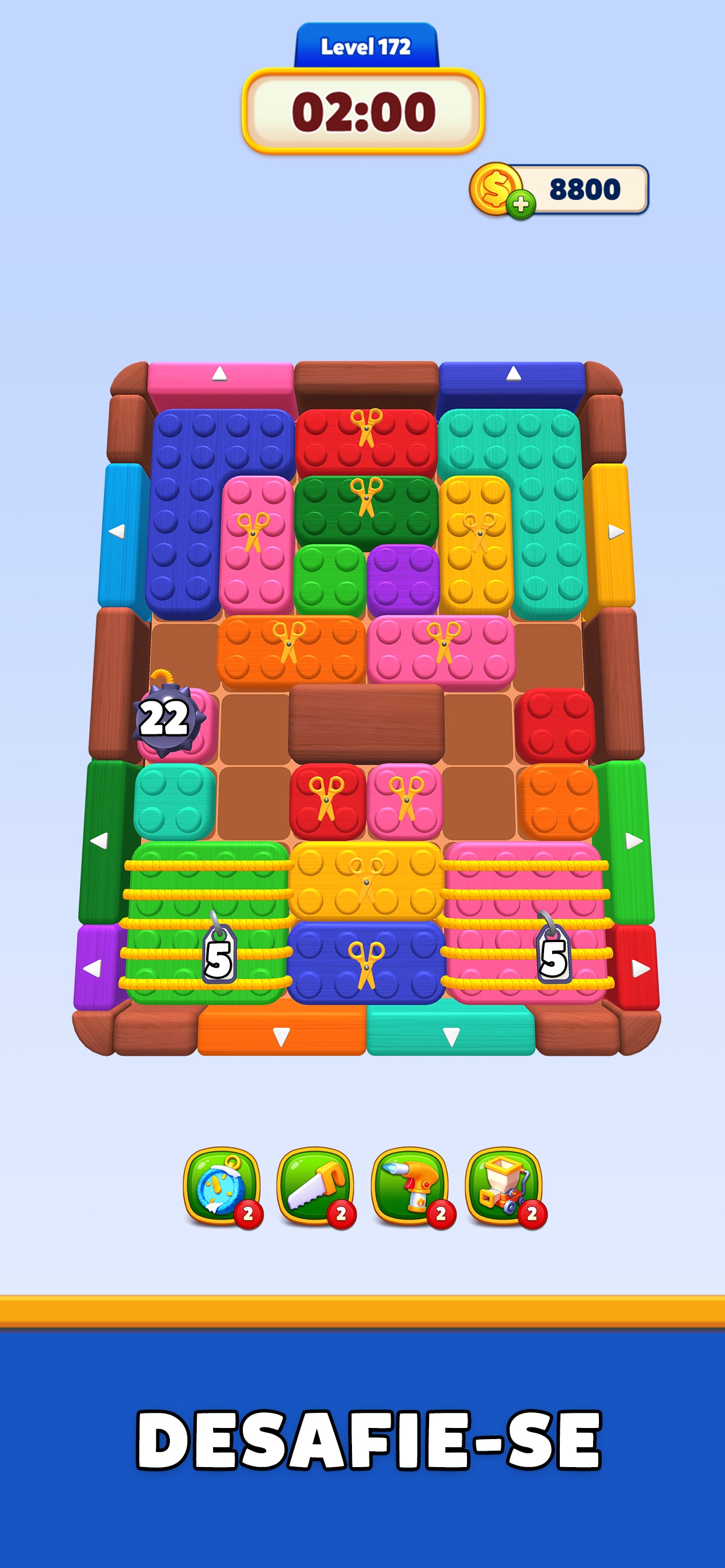 Captura de ecrã 3 da app Color Block Run - Puzzle