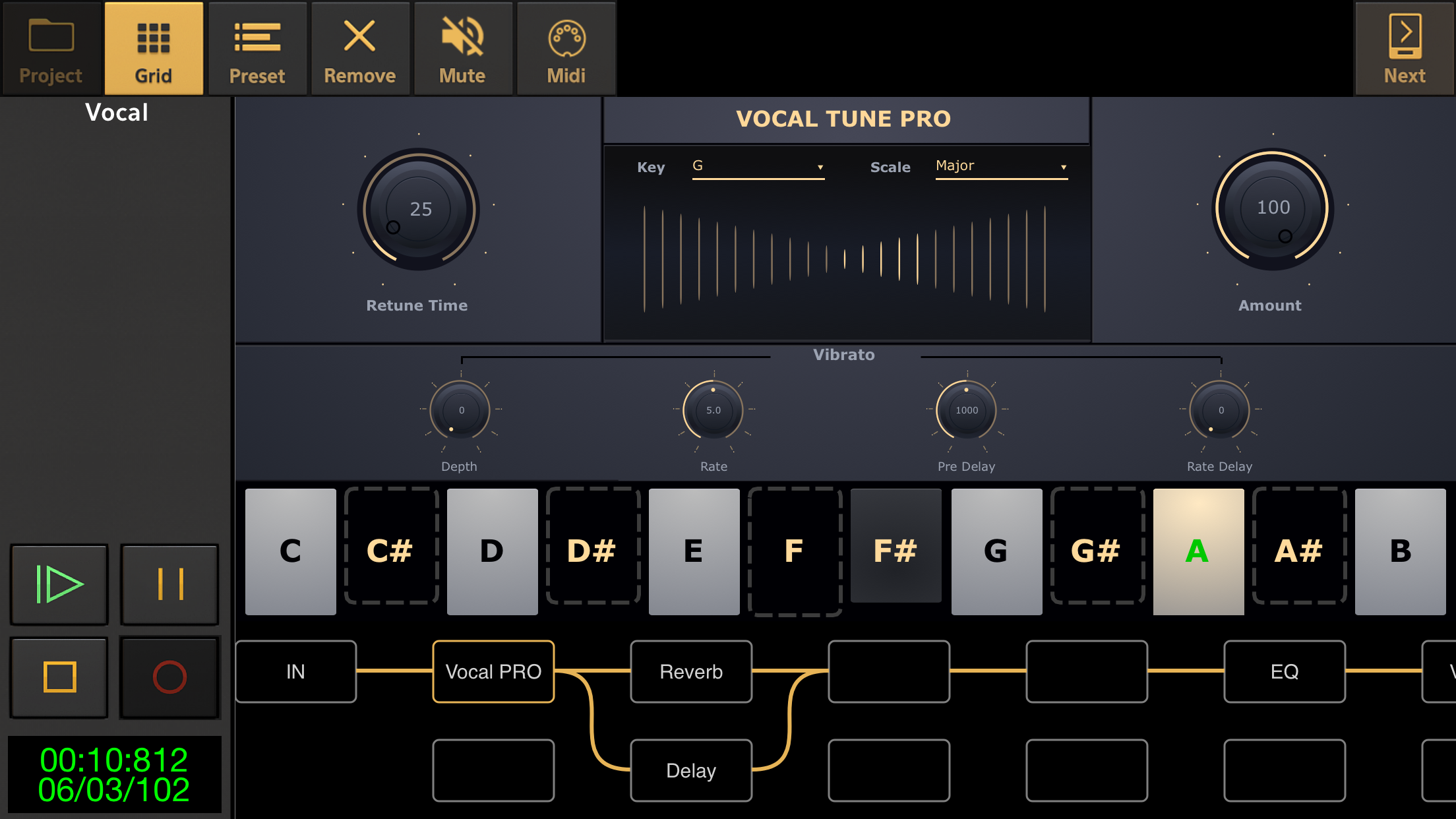 Captura de ecrã 4 da app Audio Evolution Mobile Studio