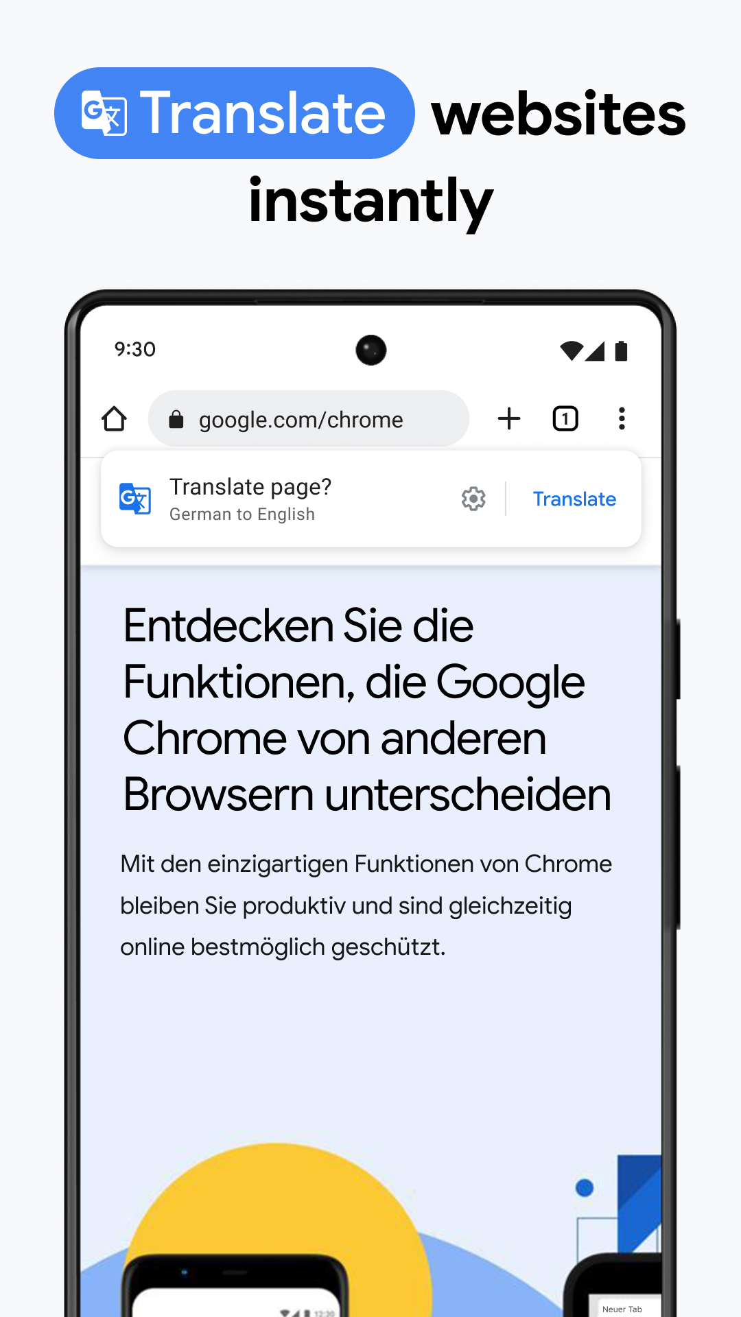 Captura de ecrã 3 da app Chrome Beta