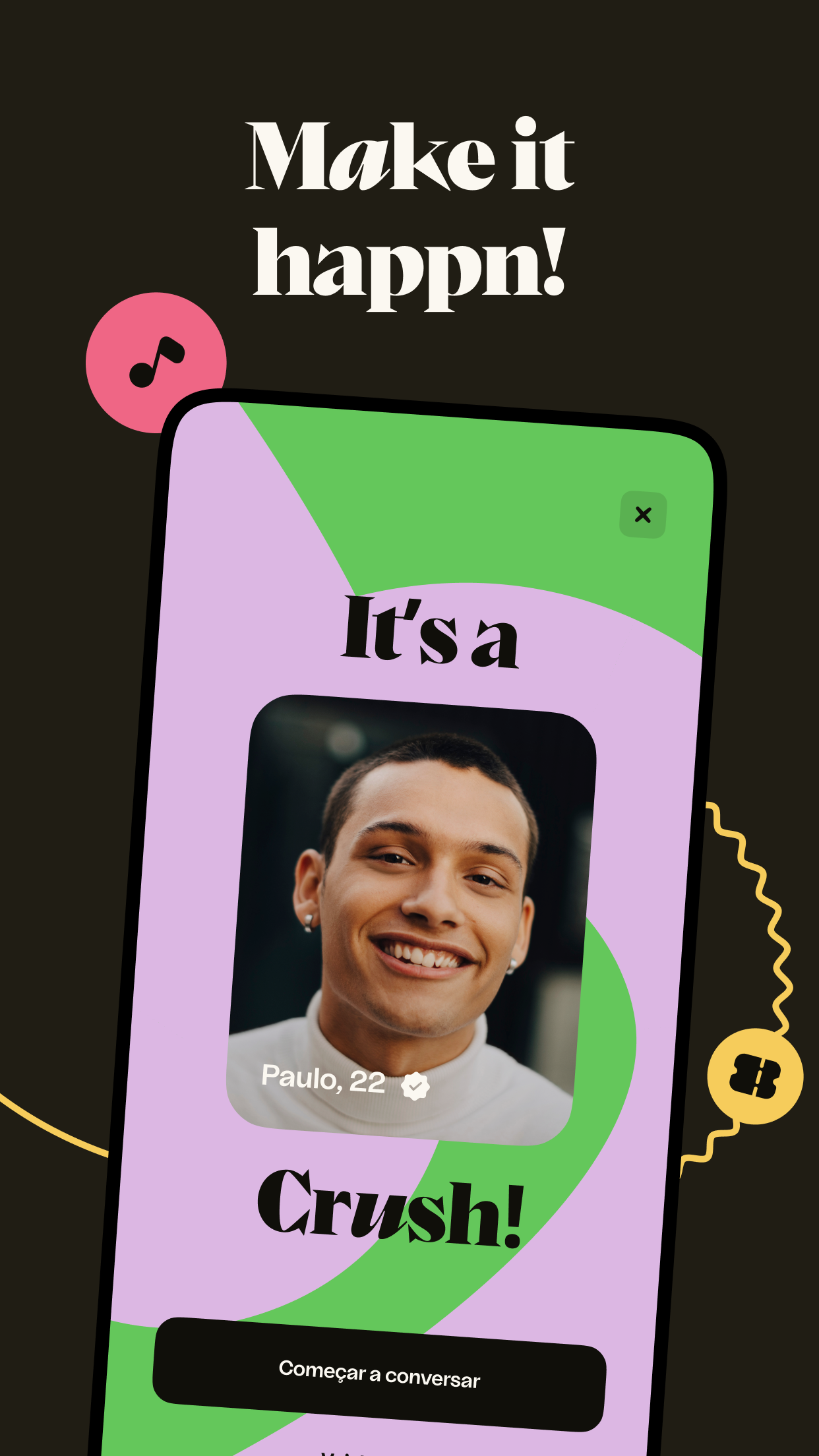 Captura de ecrã 3 da app happn — App de encontros