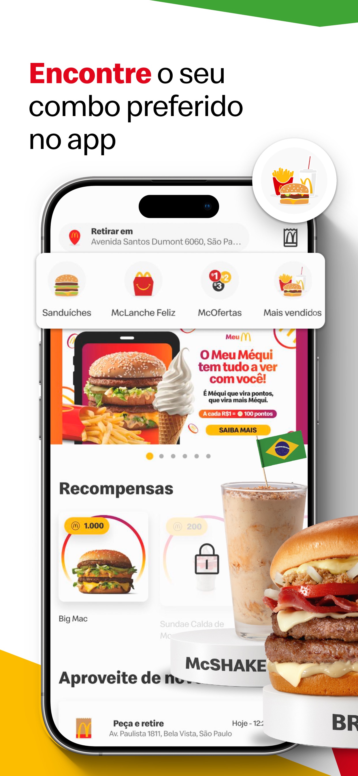 Captura de ecrã 3 da app McDonald's: Cupons e Delivery