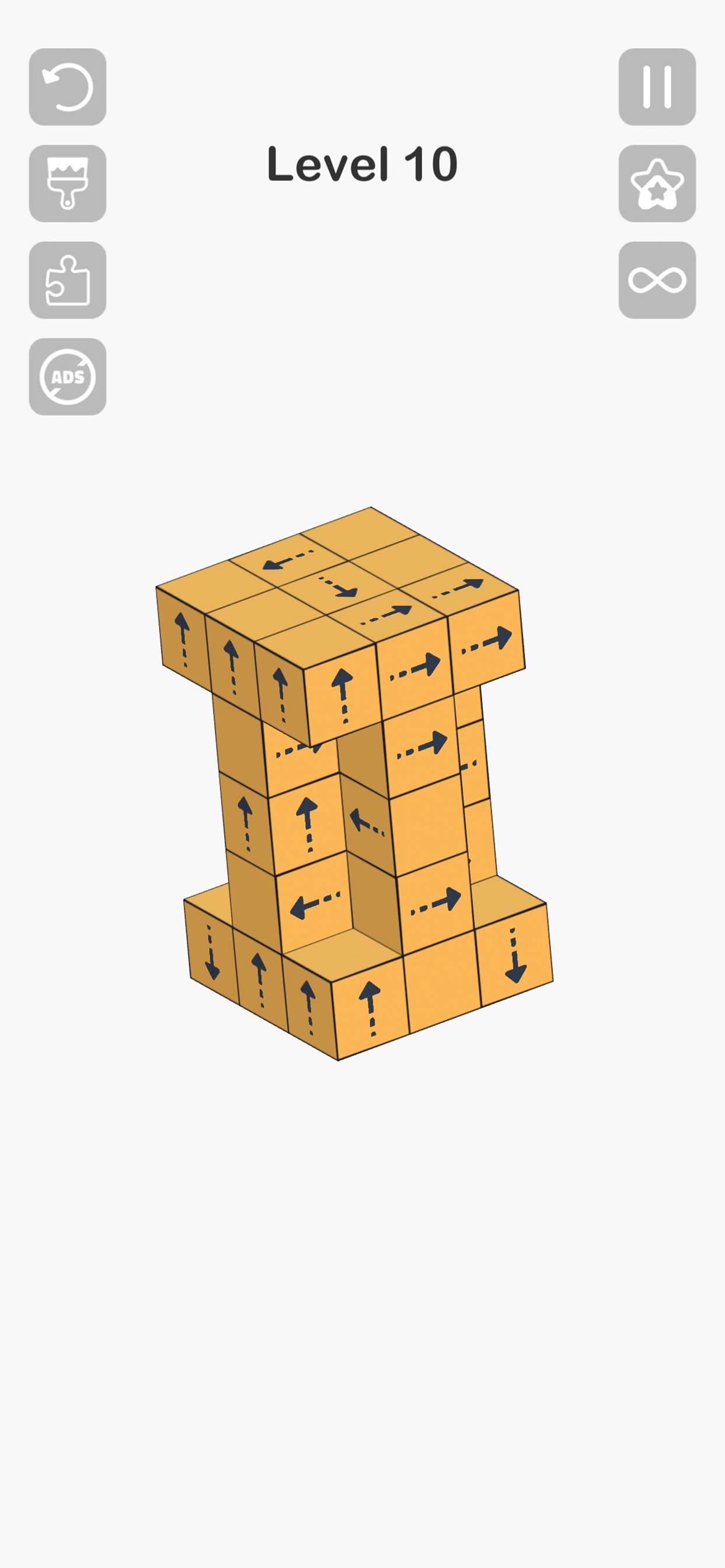 Captura de ecrã 1 da app Tap Master™ - Take Blocks Away