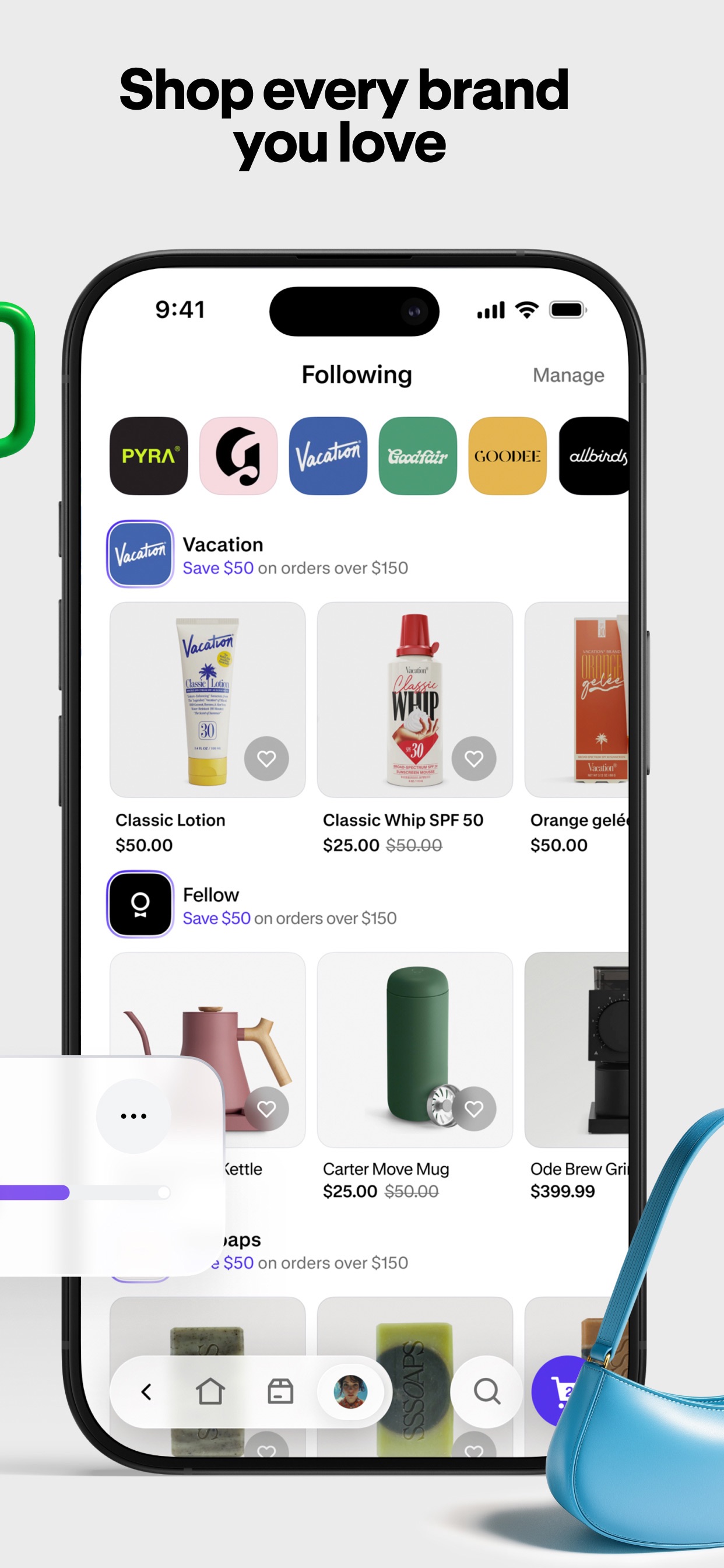Captura de ecrã 2 da app Shop: All your favorite brands