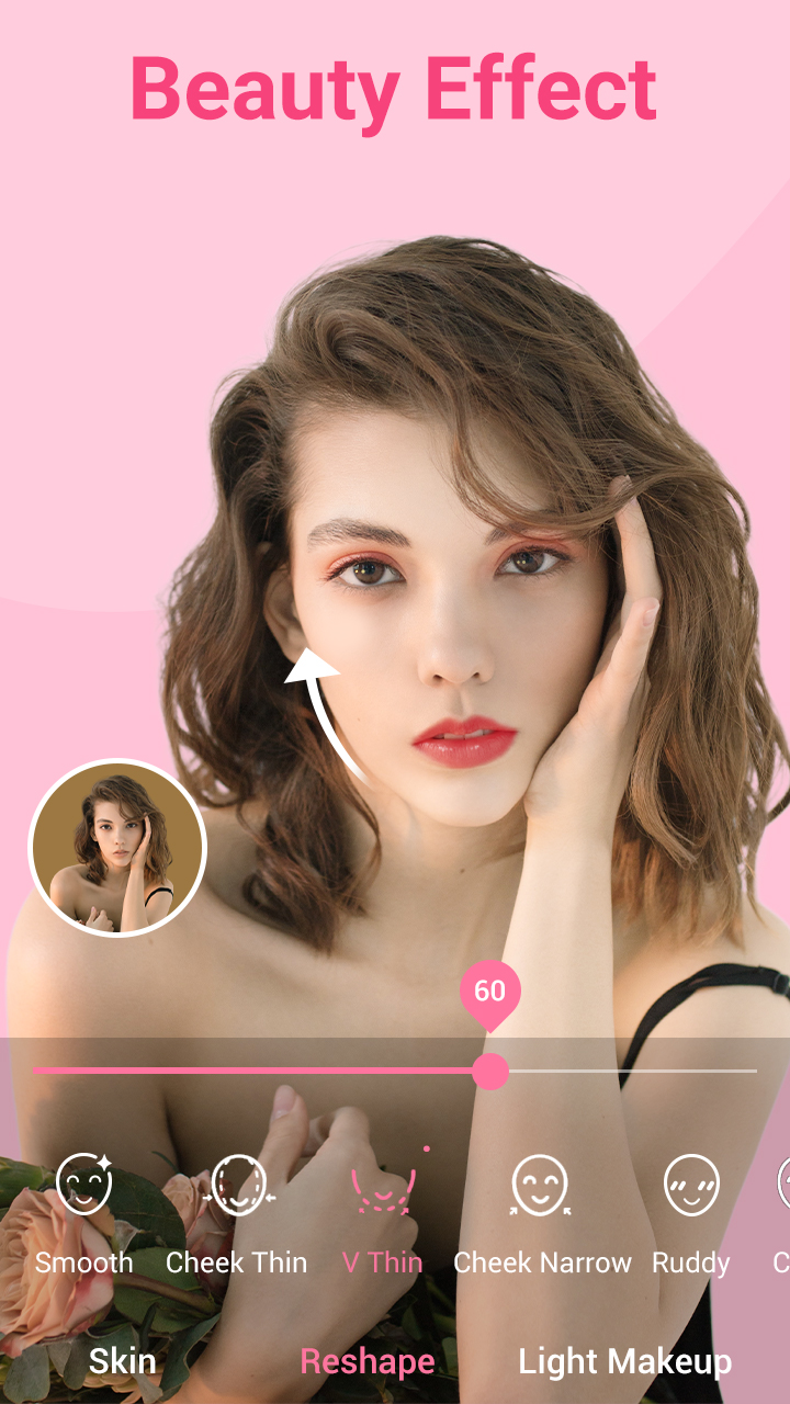 Captura de ecrã 3 da app Beauty Camera - Selfie,Adesivo