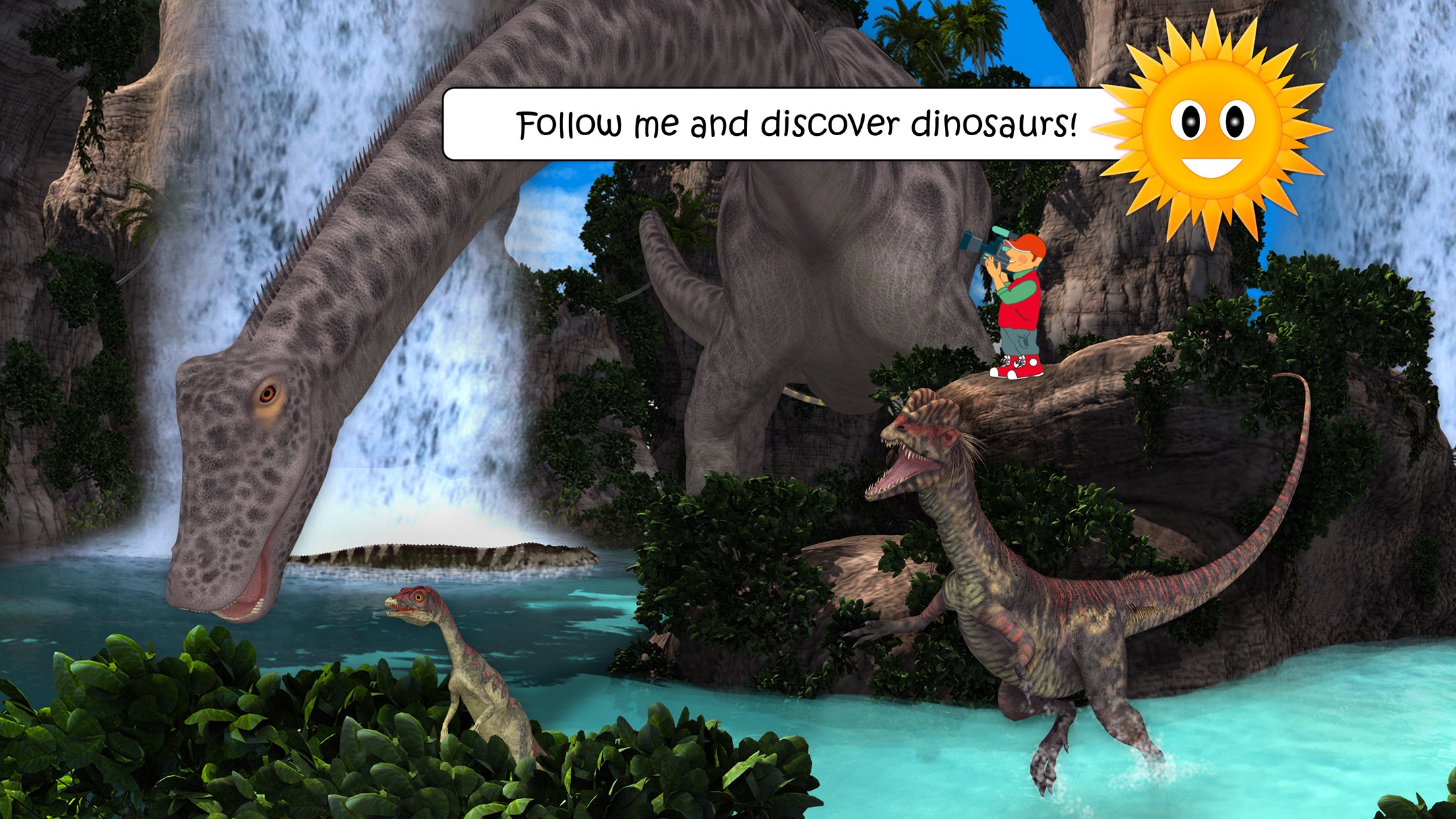 Captura de ecrã 1 da app Dinosaurs (full game)