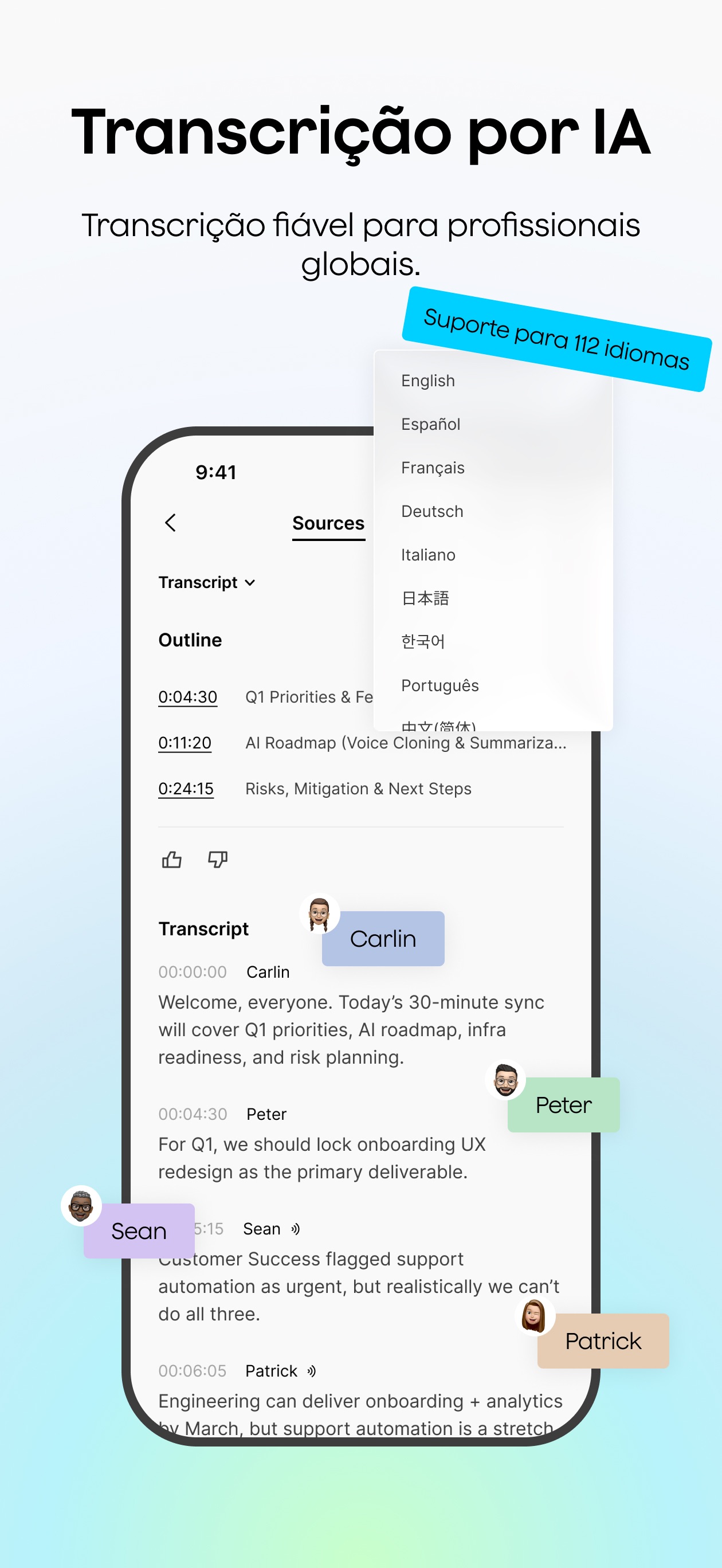 Captura de ecrã 4 da app Plaud: AI Note Taker