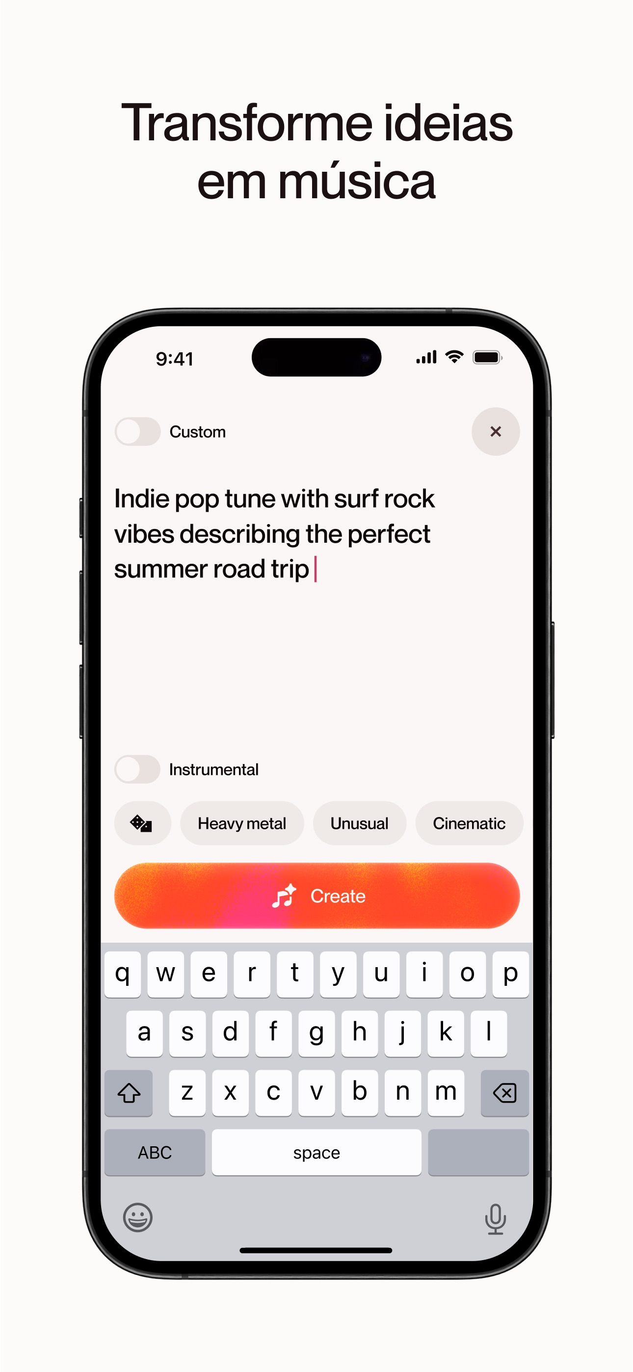 Captura de ecrã 2 da app Suno - Músicas IA