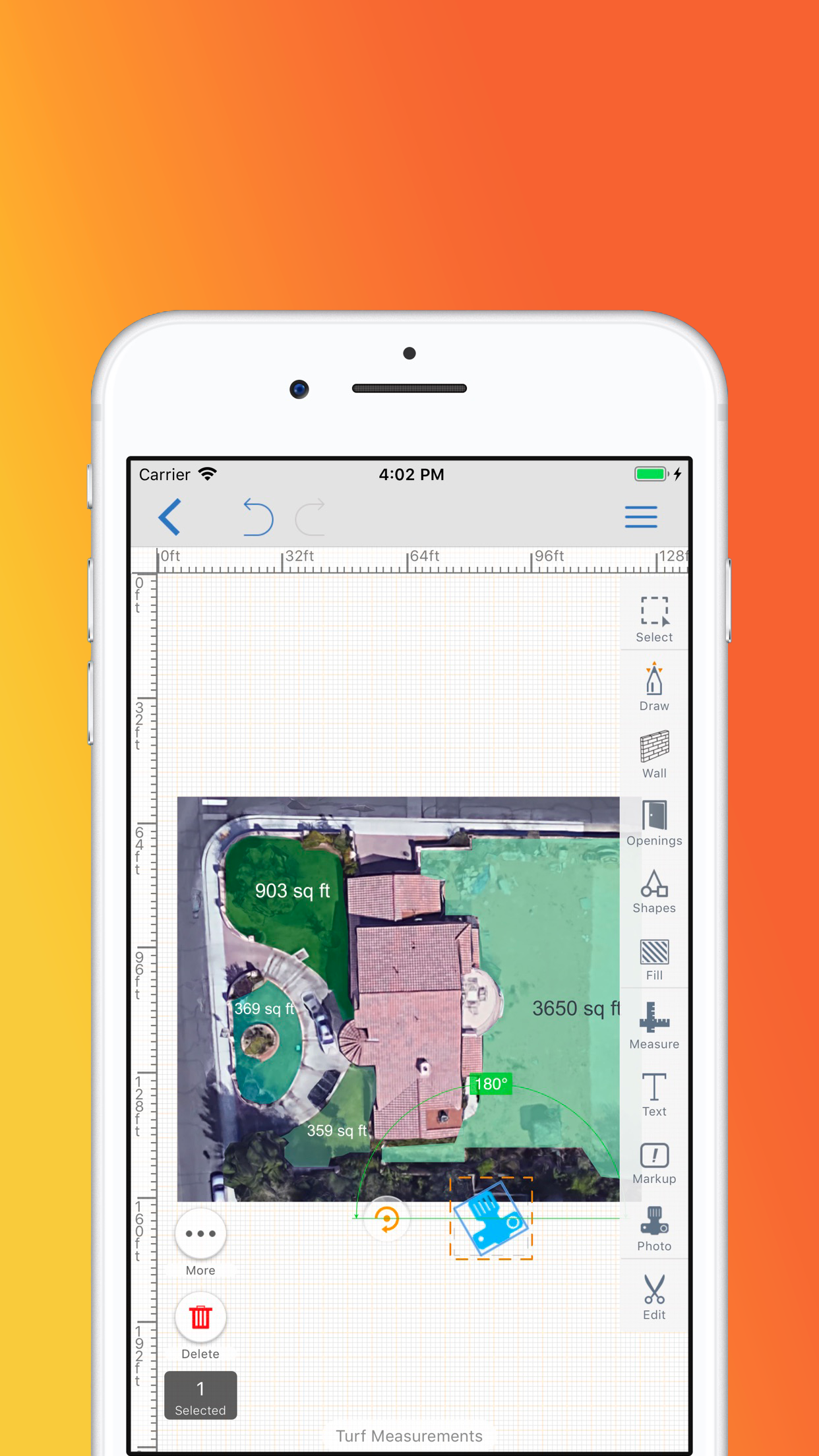Captura de ecrã 4 da app ArcSite: Plantas e CAD