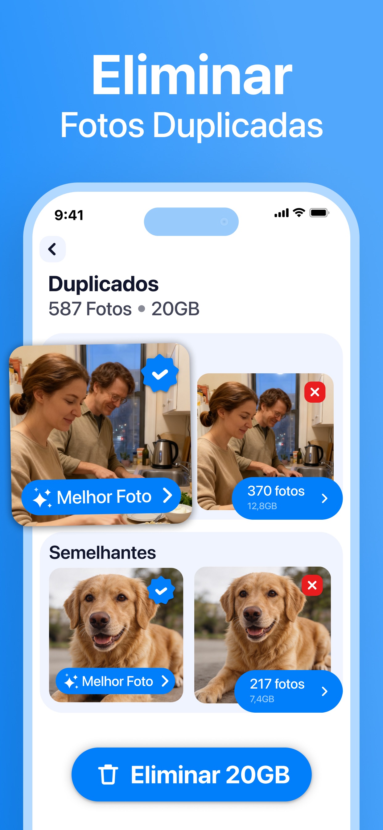 Captura de ecrã 3 da app Cleanup - Limpeza de Fotos