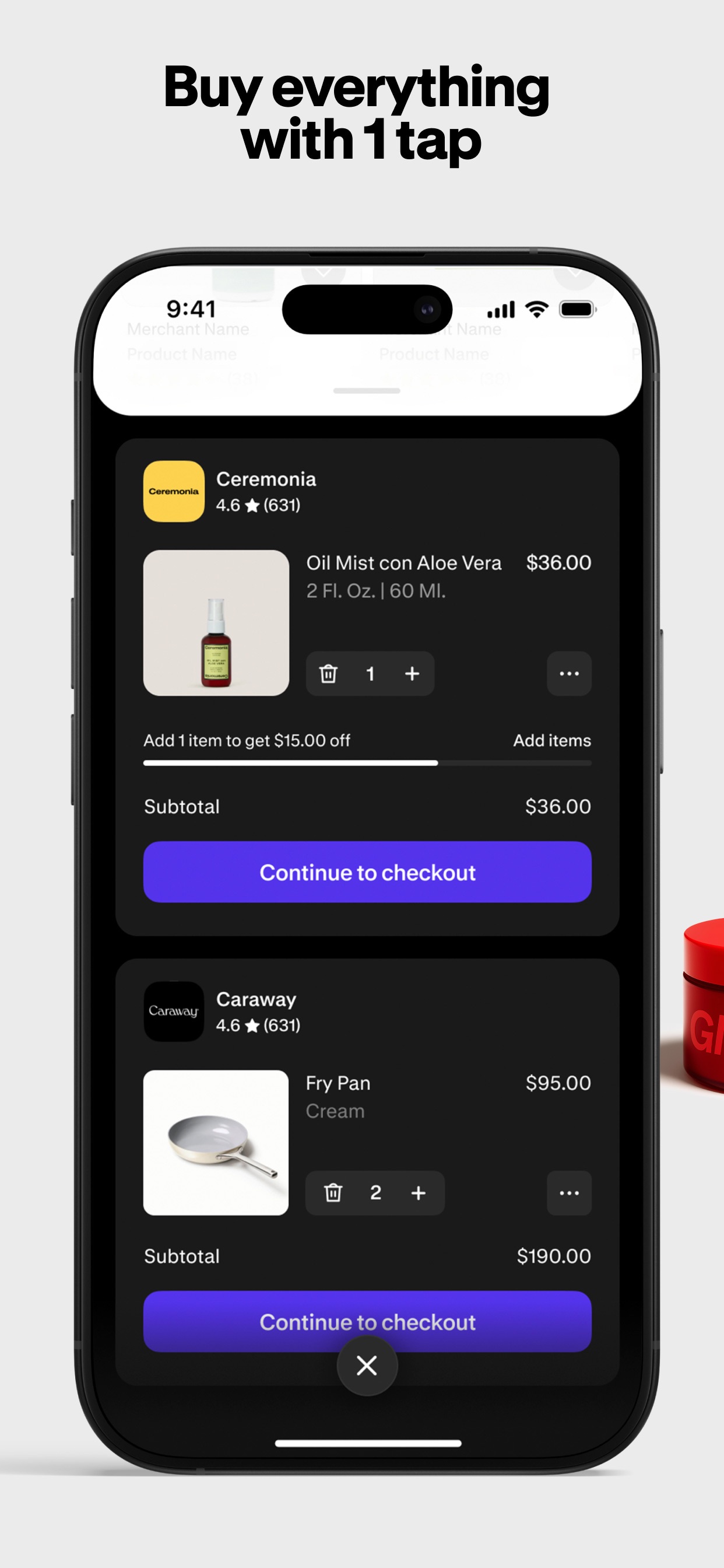 Captura de ecrã 4 da app Shop: All your favorite brands