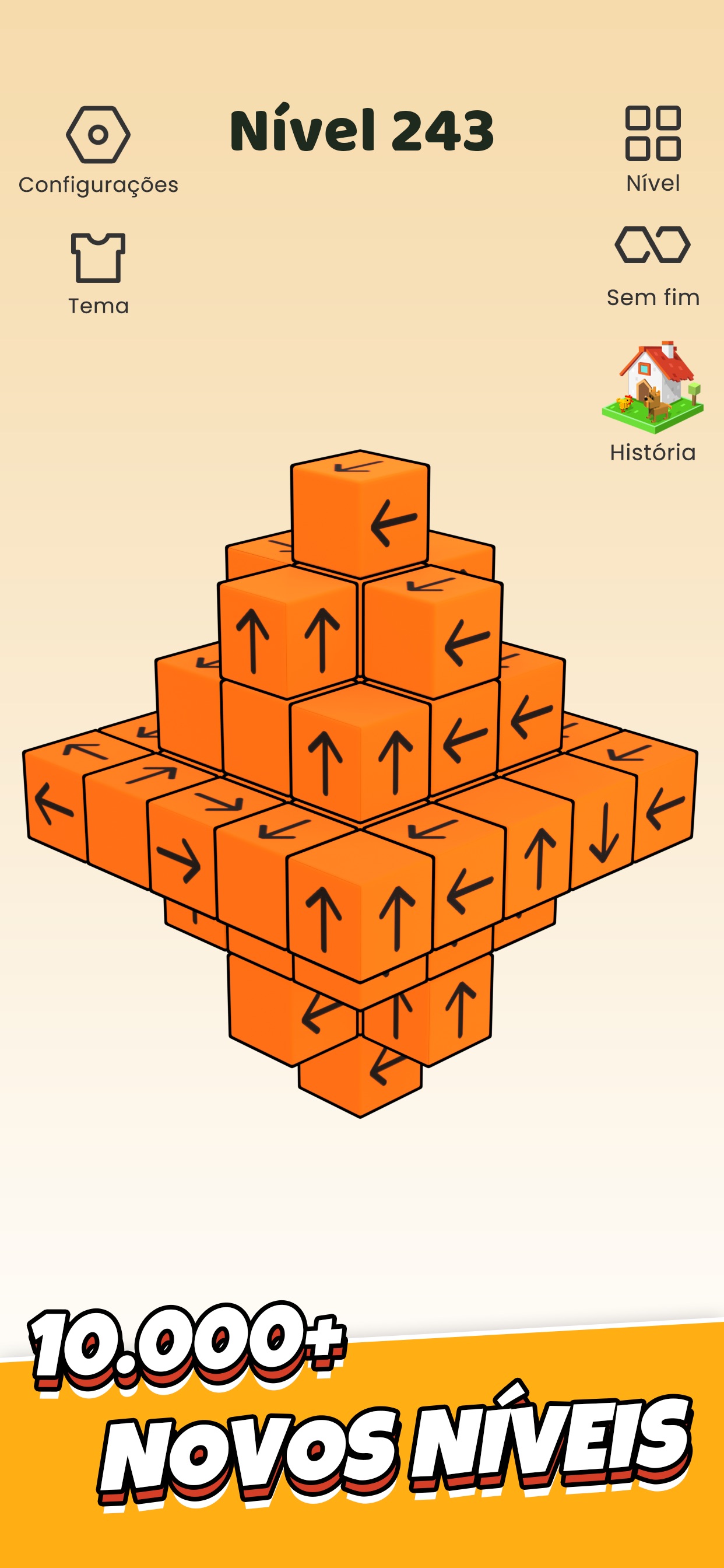 Captura de ecrã 2 da app Take Away: Quebra-cabeça Cubo