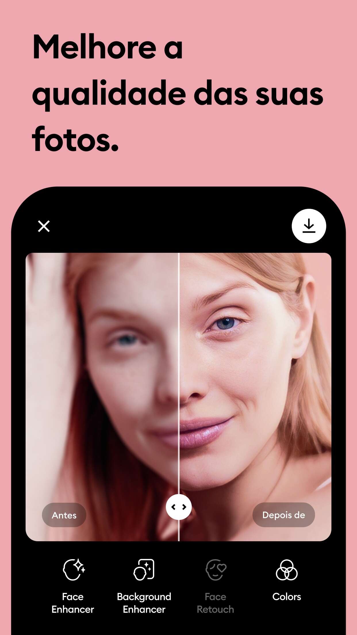 Captura de ecrã 4 da app Remini - Realçador de Fotos IA