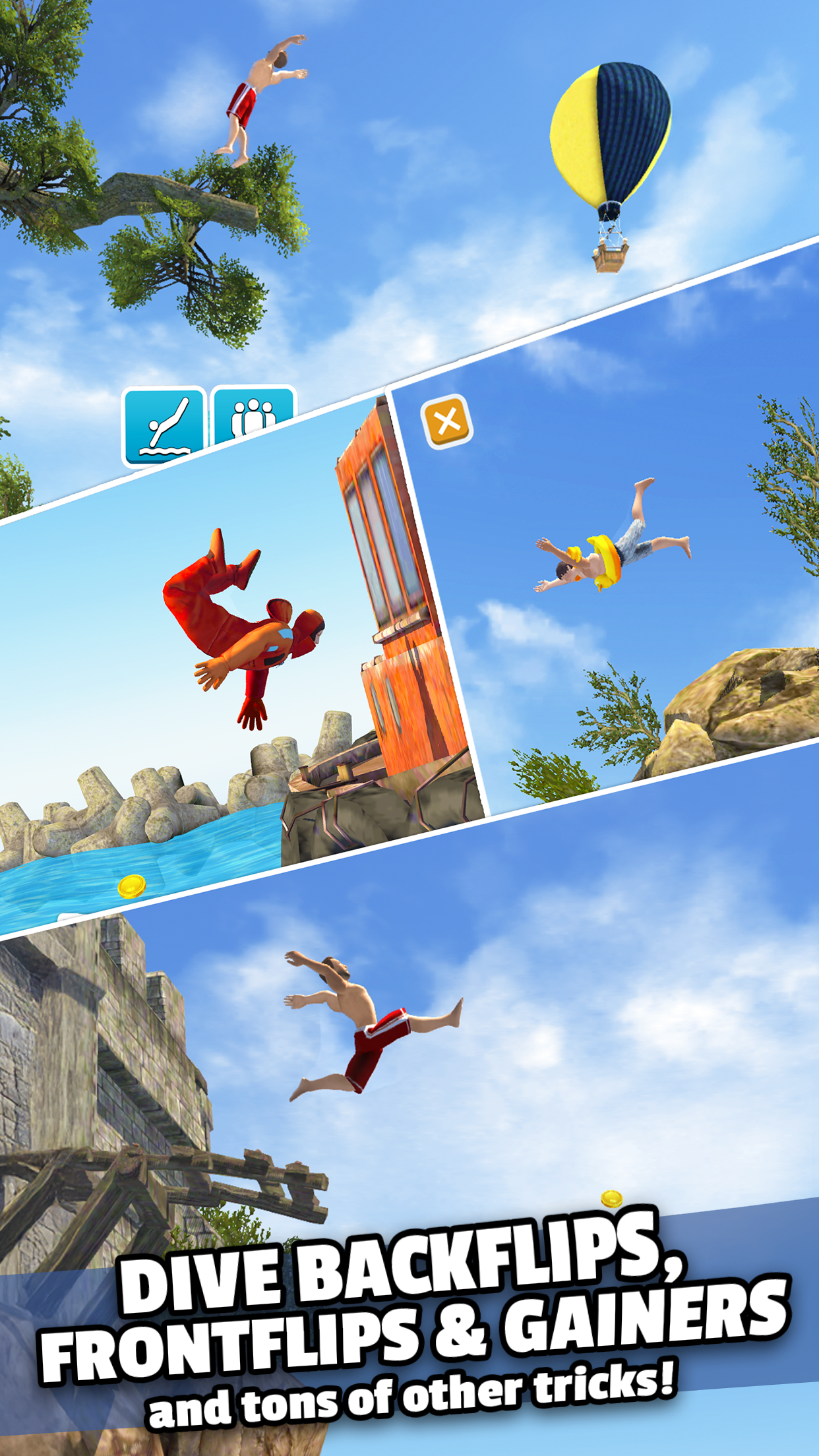 Captura de ecrã 2 da app Flip Diving