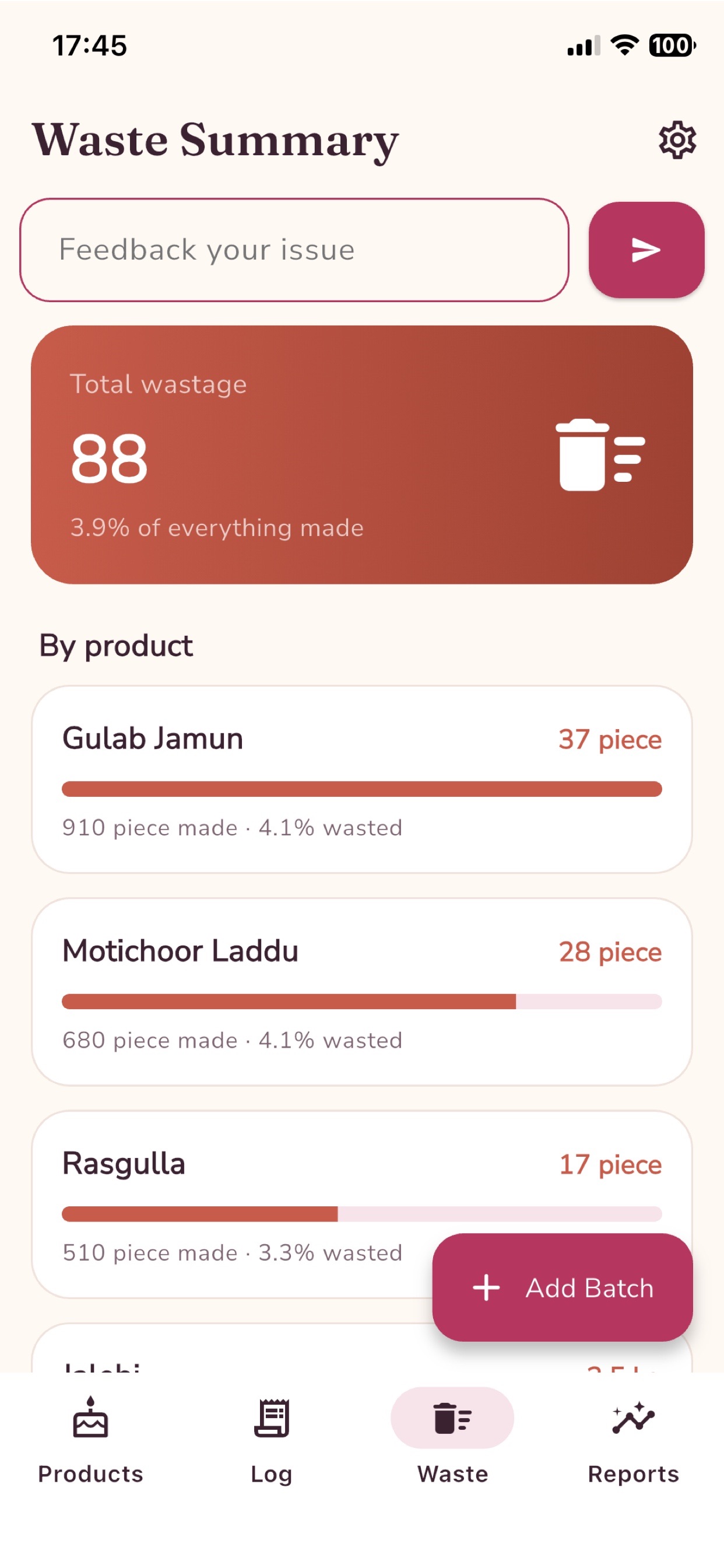 Captura de ecrã 2 da app Batch Sweet