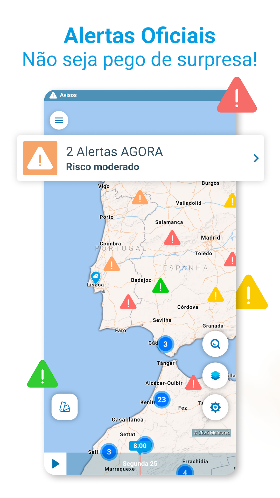 Captura de ecrã 4 da app O Tempo 14 Dias - Meteored