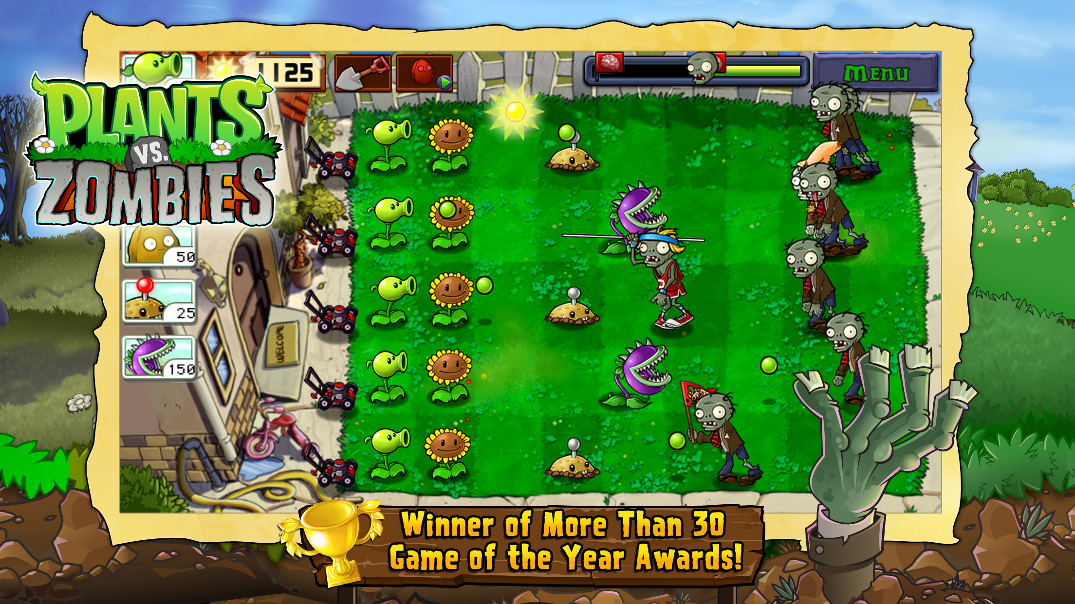 Captura de ecrã 1 da app Plants vs. Zombies™