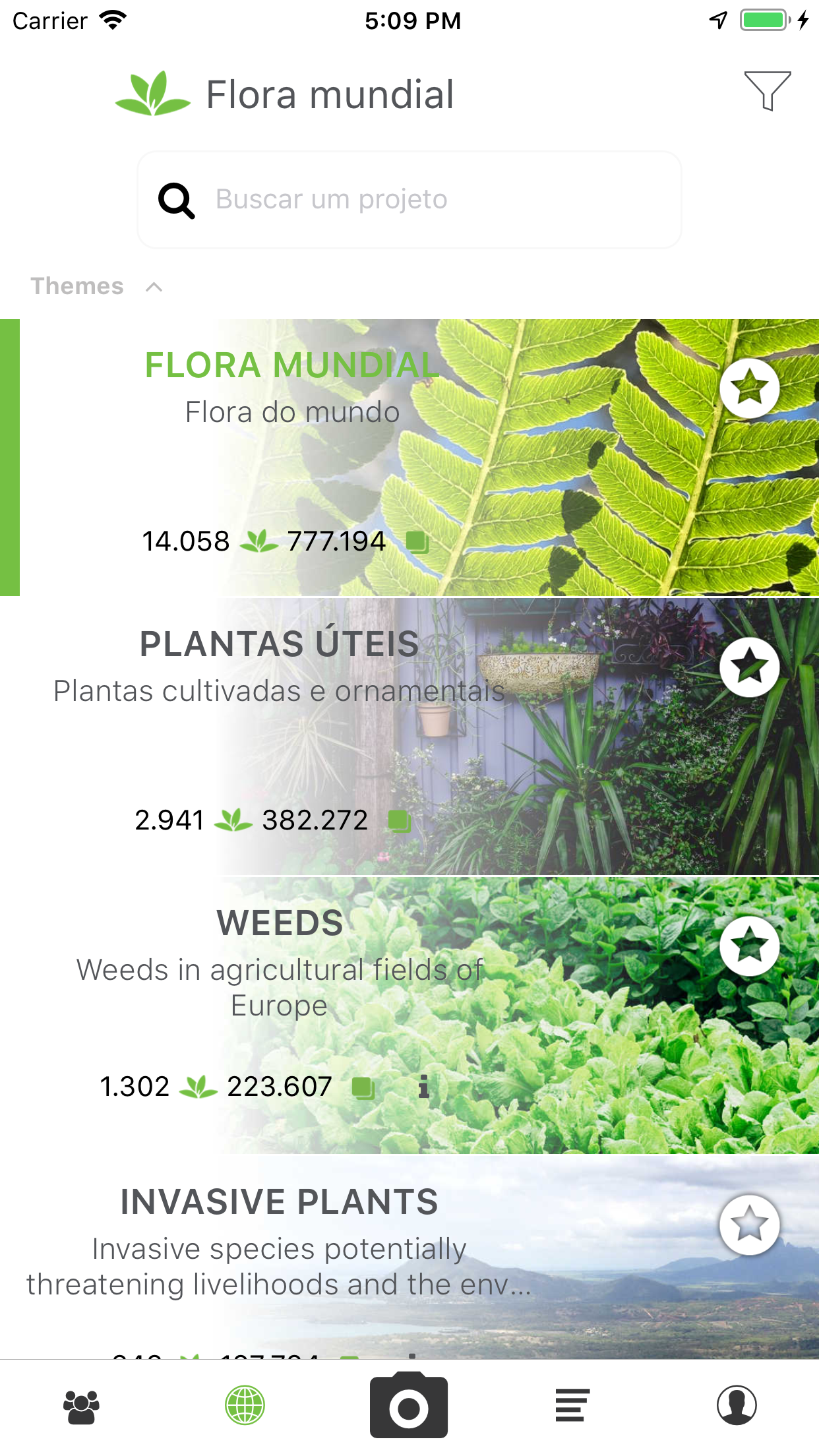 Captura de ecrã 3 da app PlantNet