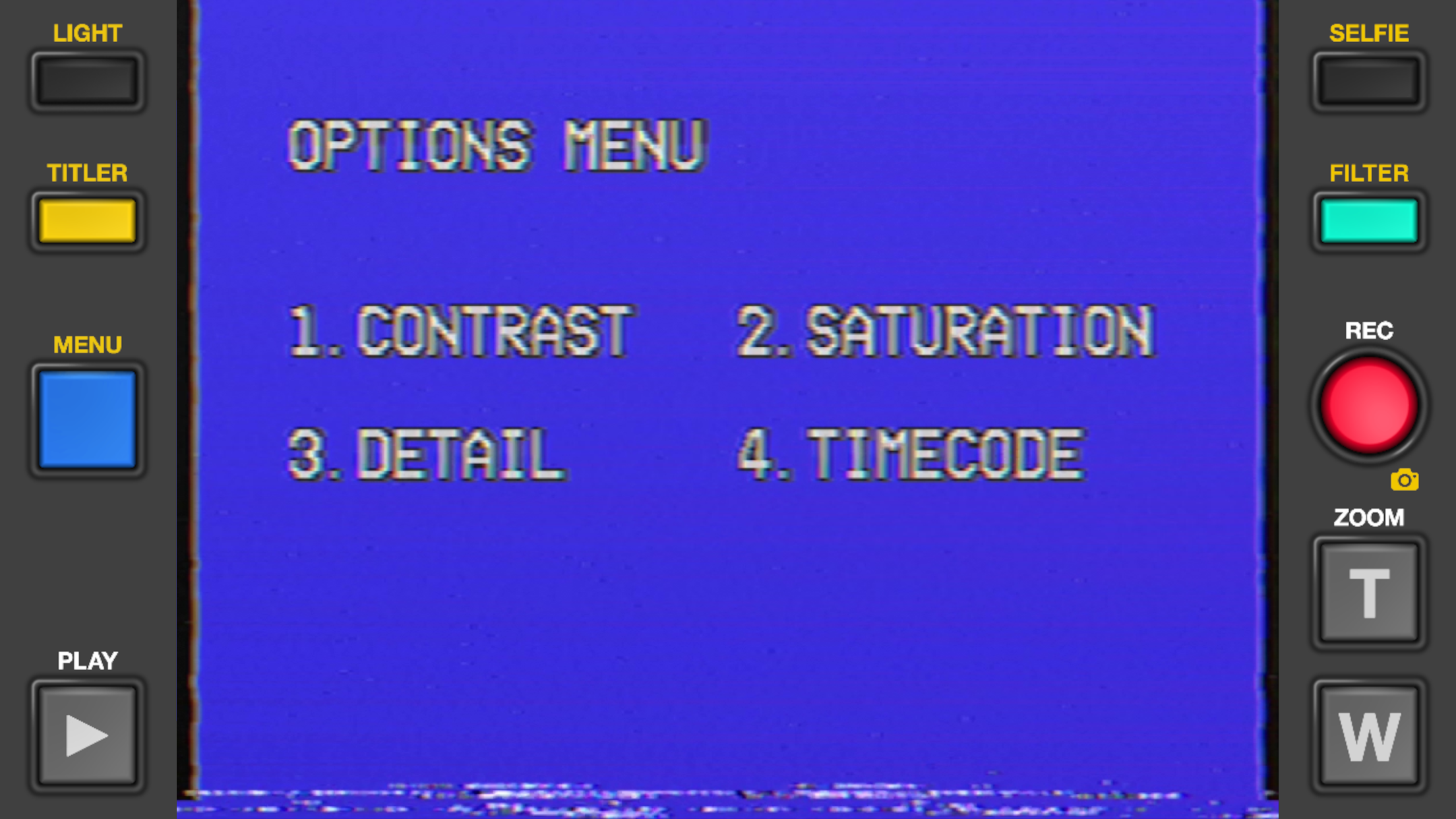 Captura de ecrã 3 da app Rarevision VHS: Retro Cam