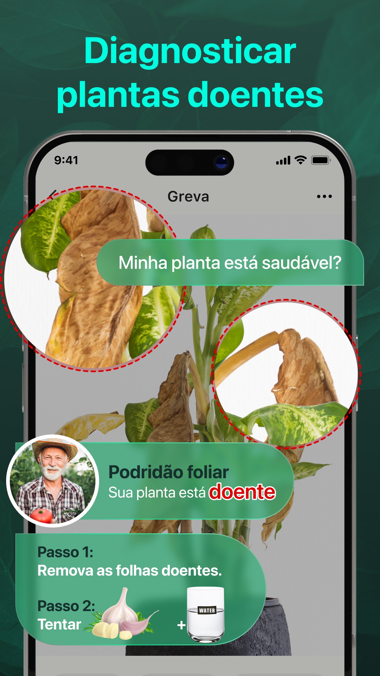 Captura de ecrã 4 da app PlantAI-Identificador&Cuidados
